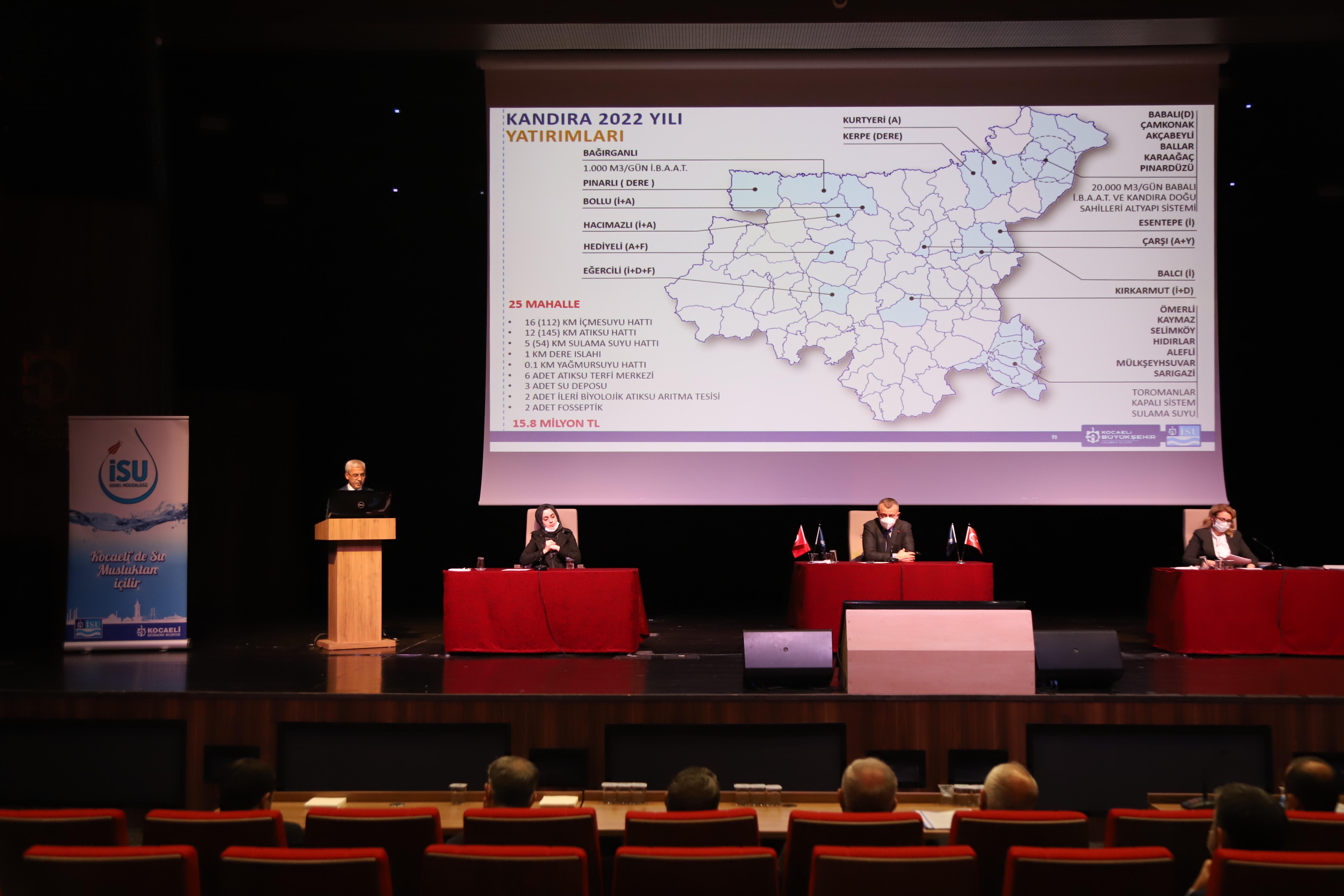 İSU’NUN 2021 YILI 2. OLAĞAN GENEL KURULU YAPILDI:  2022 YILI GİDER BÜTÇESİ 1 MİLYAR 785 MİLYON LİRA