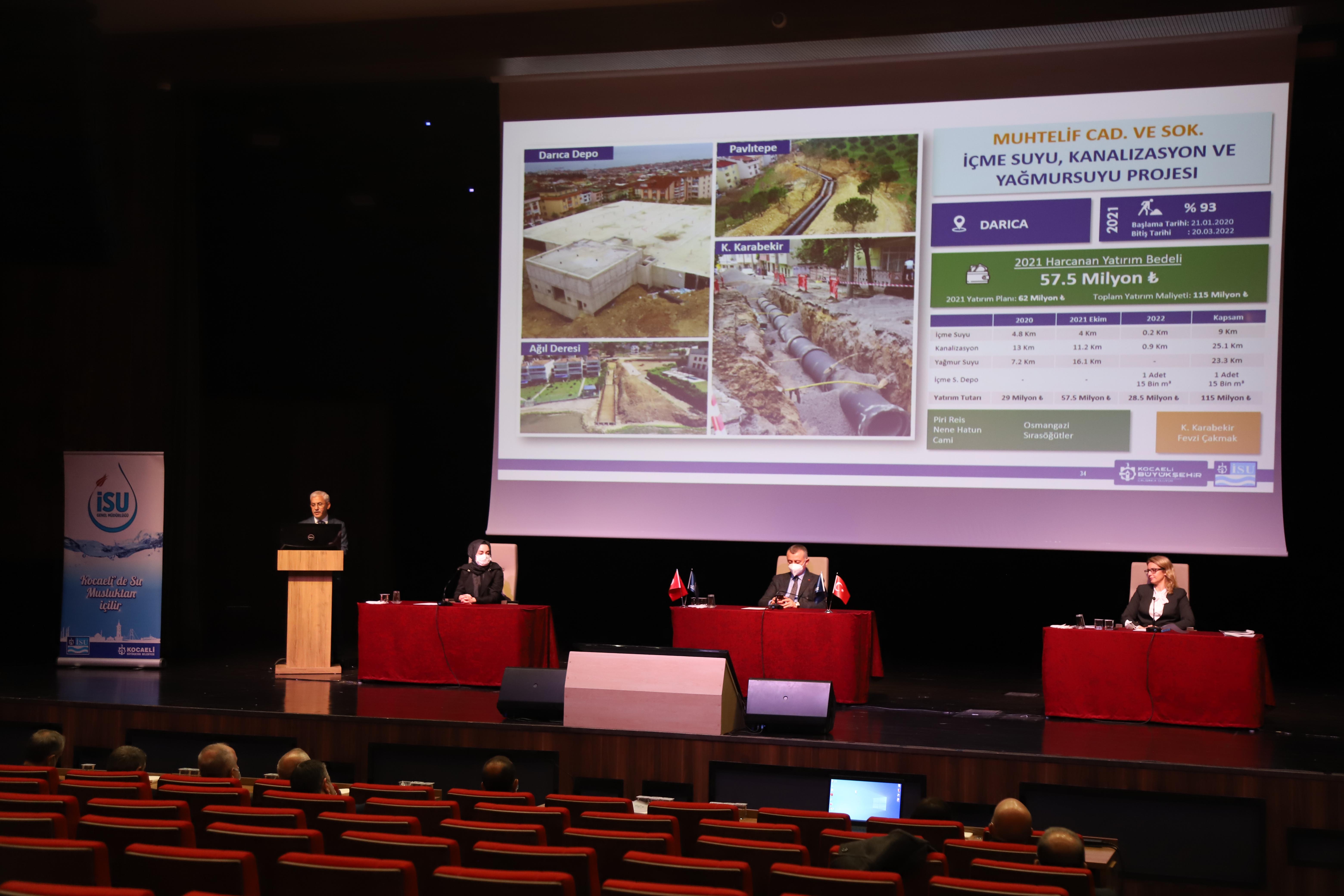 İSU’NUN 2021 YILI 2. OLAĞAN GENEL KURULU YAPILDI:  2022 YILI GİDER BÜTÇESİ 1 MİLYAR 785 MİLYON LİRA