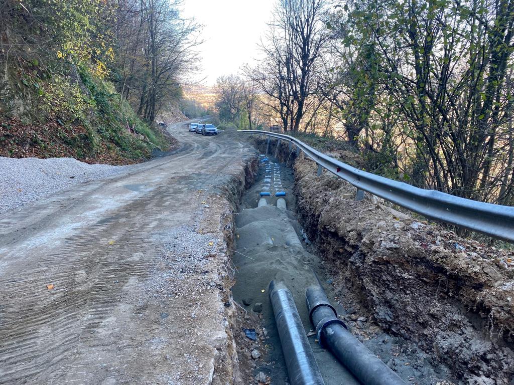 KARTEPE GÜCÜK KAYNAĞI HATTI YENİLENİYOR