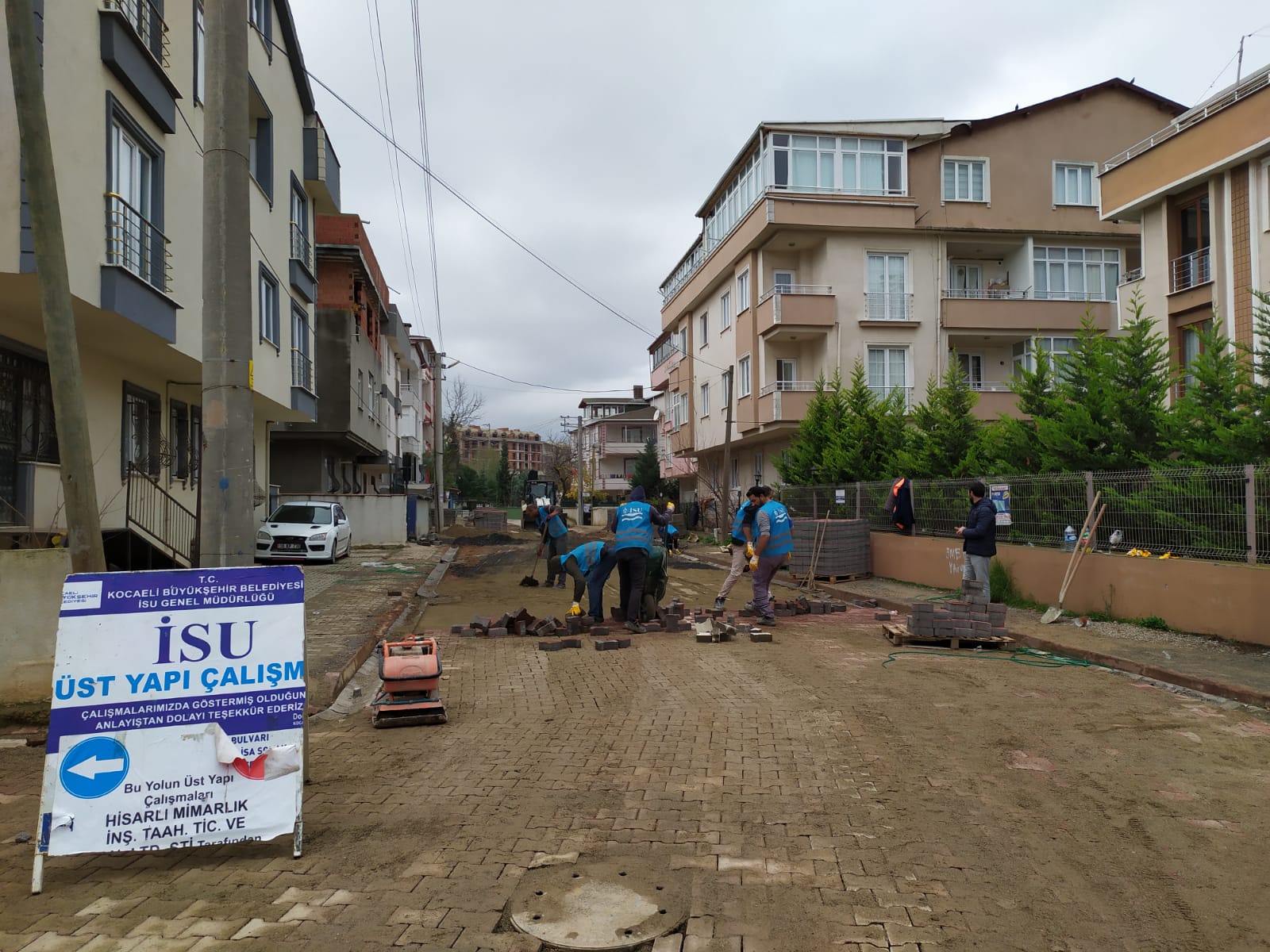 DARICA KAZIM KARABEKİR MAH. İNÖNÜ CADDESİ PARKE ÇALIŞMALARI