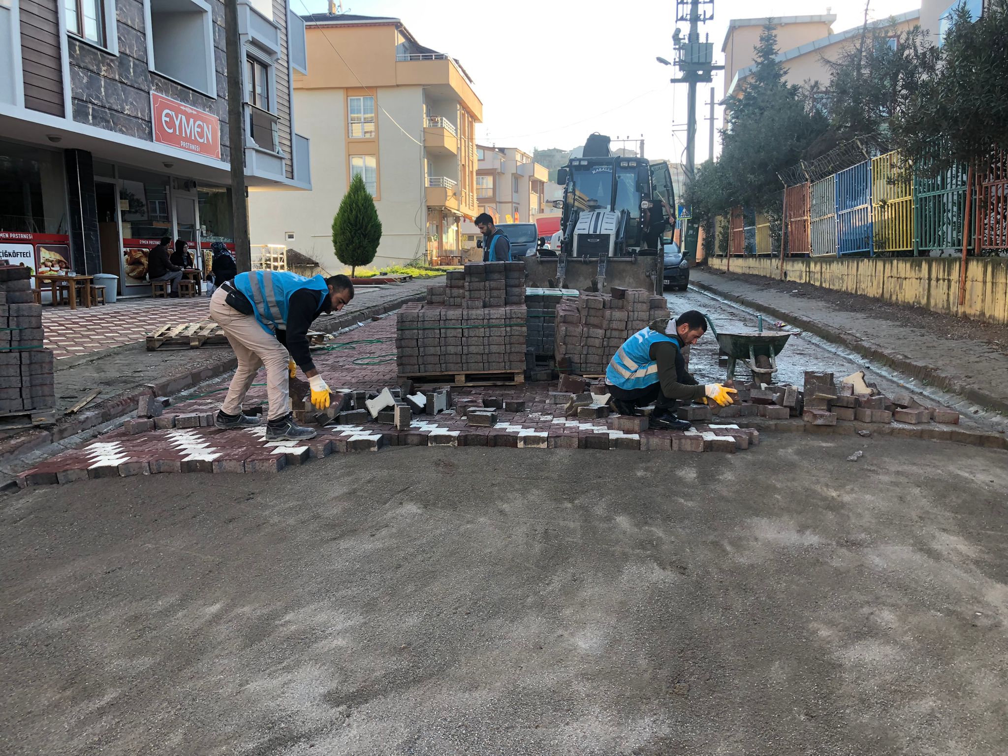 DARICA KAZIM KARABEKİR MAH. İNÖNÜ CADDESİ PARKE ÇALIŞMALARI