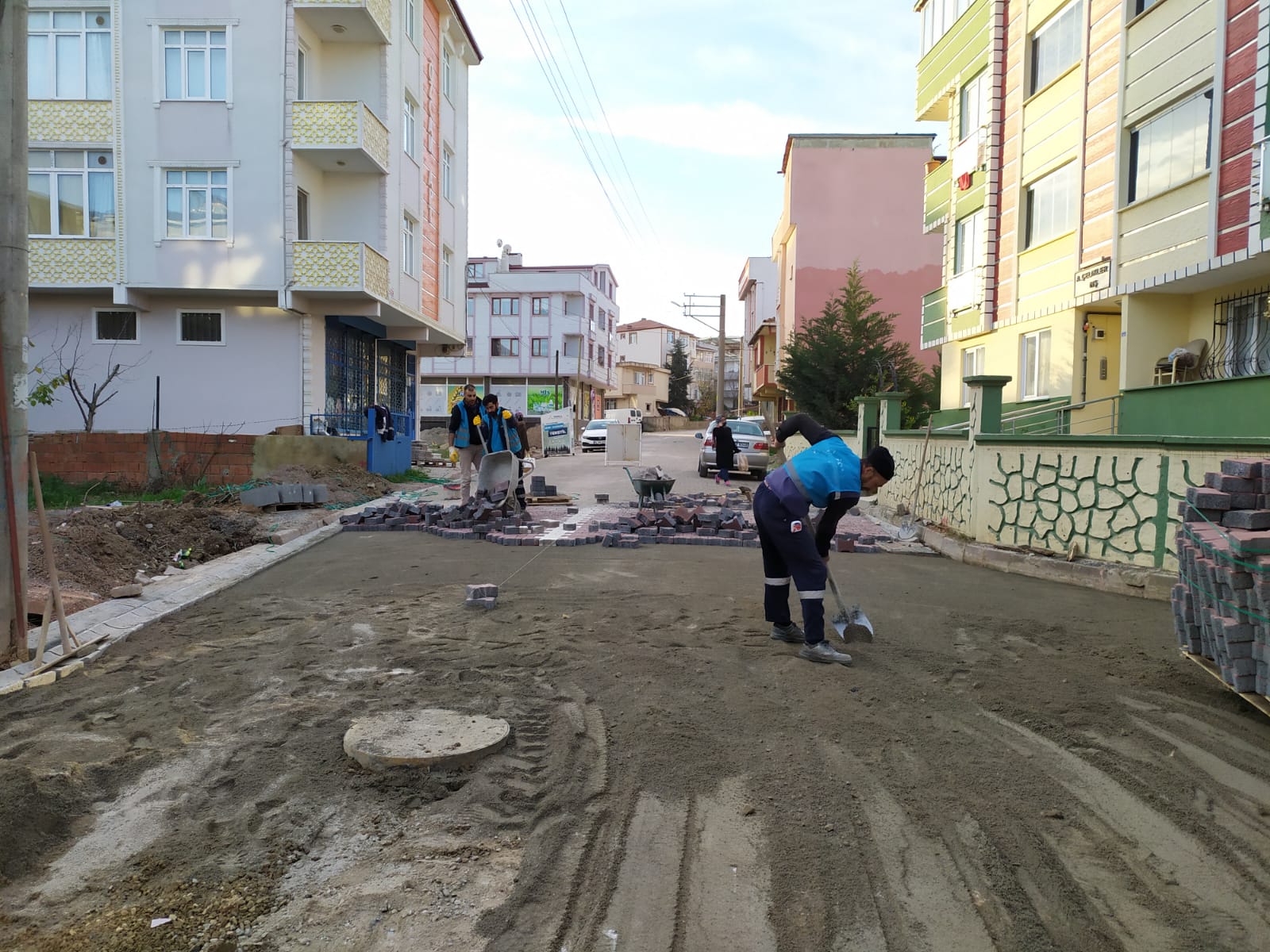 DARICA KAZIM KARABEKİR MAH. İNÖNÜ CADDESİ PARKE ÇALIŞMALARI