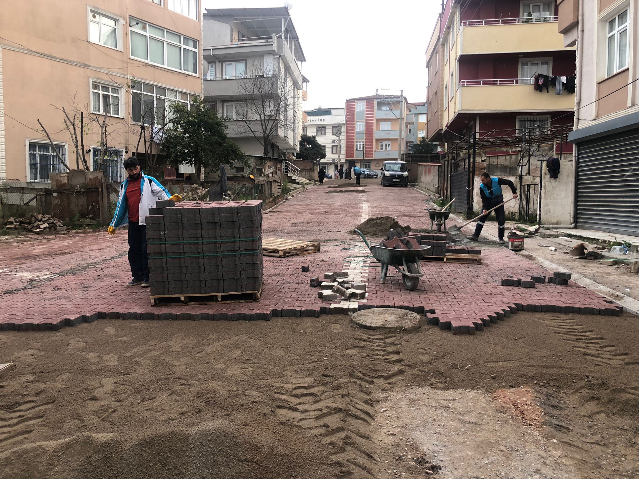 DARICA KAZIM KARABEKİR MAH. İNÖNÜ CADDESİ PARKE ÇALIŞMALARI