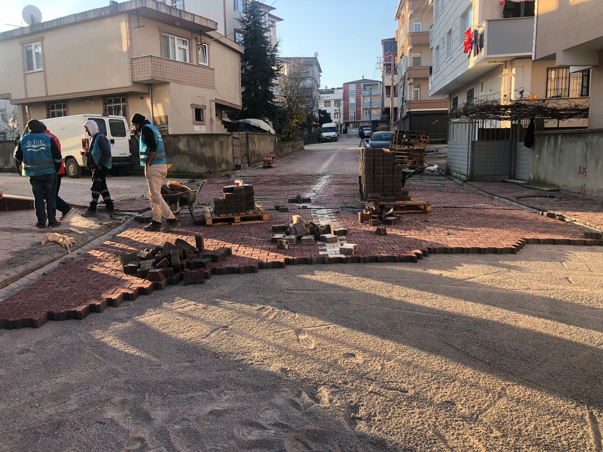 DARICA KAZIM KARABEKİR MAH. İNÖNÜ CADDESİ PARKE ÇALIŞMALARI