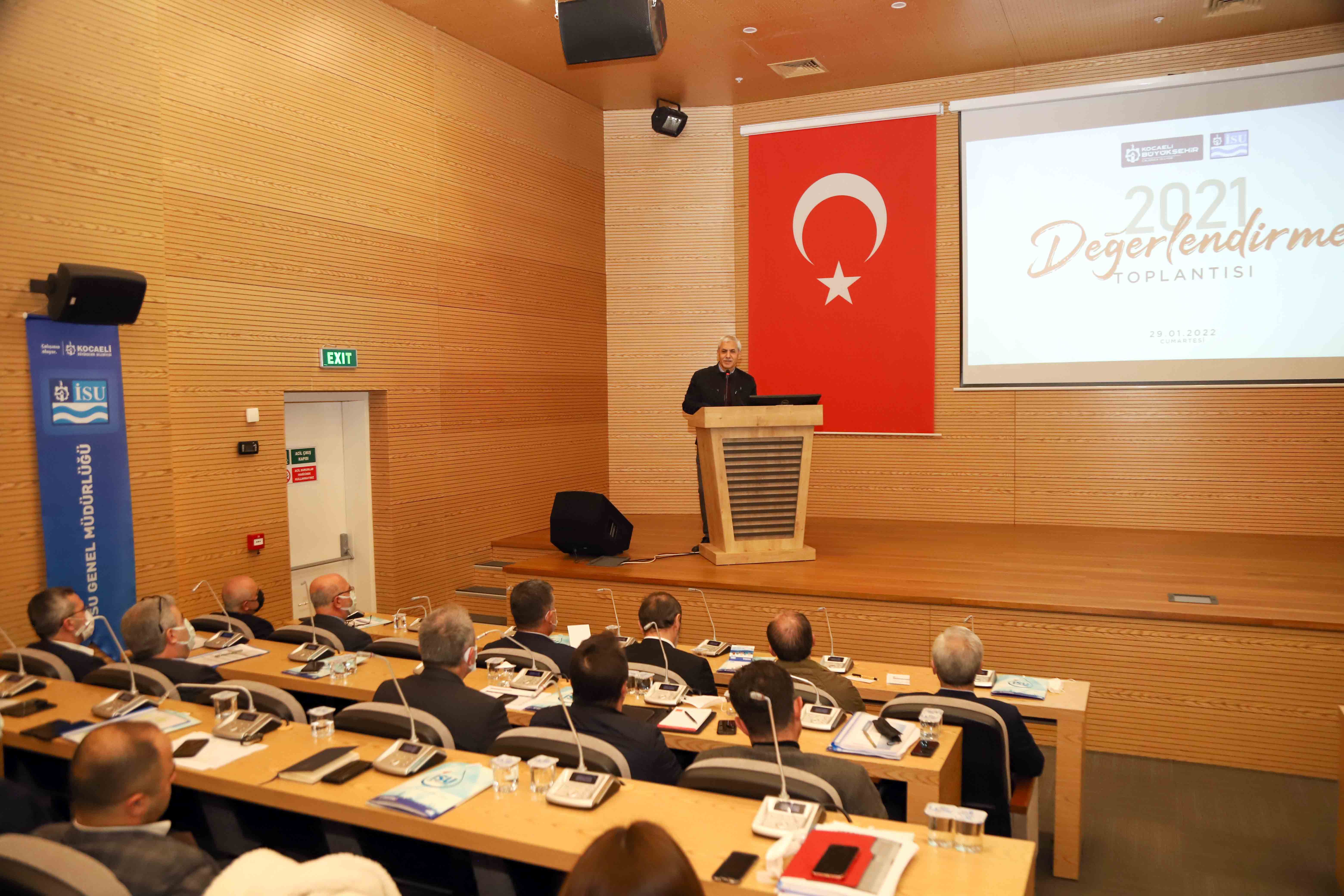 İSU 2021 YILI DEĞERLENDİRME TOPLANTISI YAPILDI