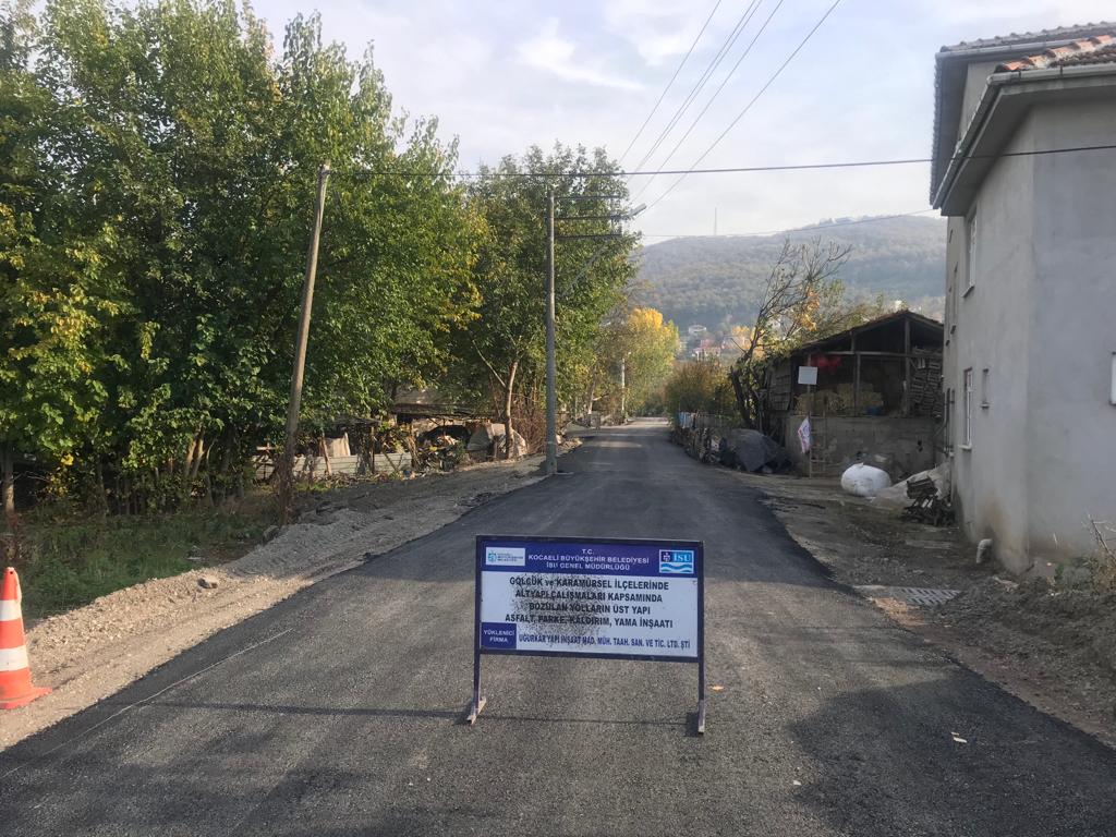 DONANMA KENTİ GÖLCÜK’TE 54,5 MİLYON TL VE 52,3 KM ALTYAPI YAPILDI