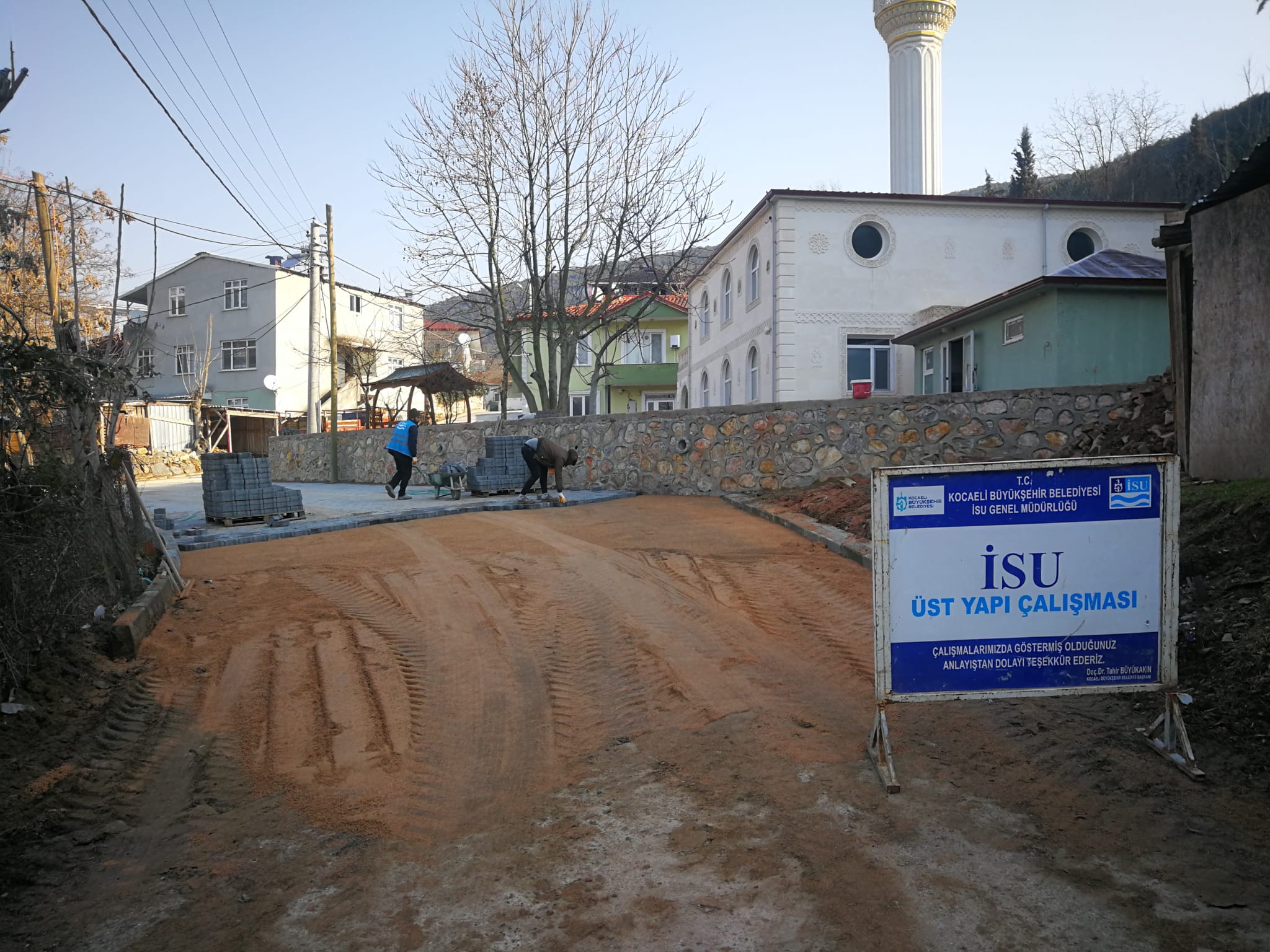 İSU 33 ŞANTİYE İLE ALTYAPI VE ÜSTYAPI ÇALIŞMALARI GERÇEKLEŞTİRİYOR