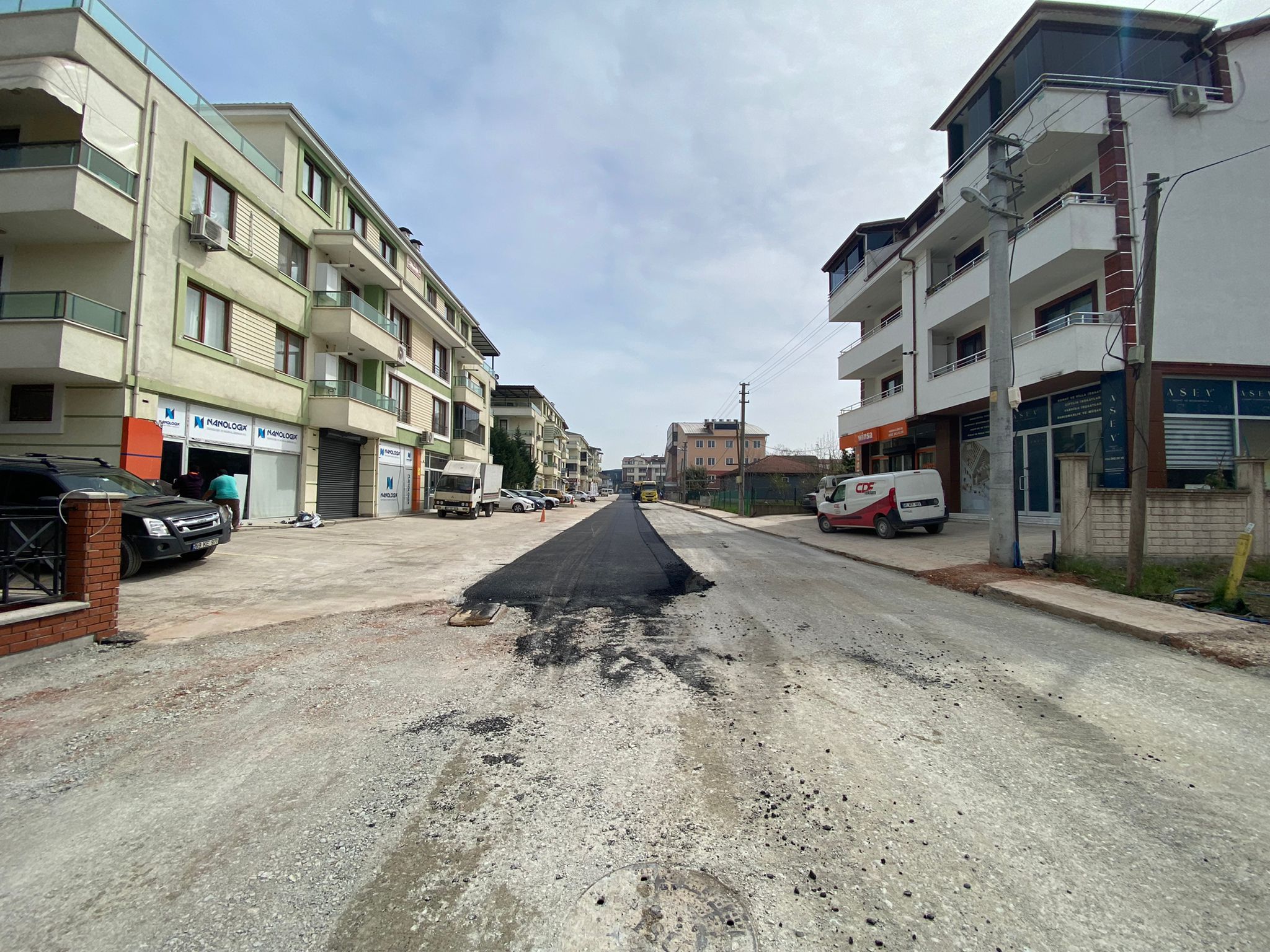 BAŞİSKELE BARBAROS MAHALLESİNDE ÜSTYAPI ÇALIŞMALARI YAPILIYOR