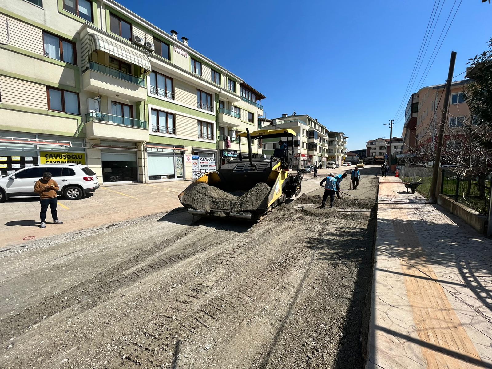 BAŞİSKELE BARBAROS MAHALLESİNDE ÜSTYAPI ÇALIŞMALARI YAPILIYOR