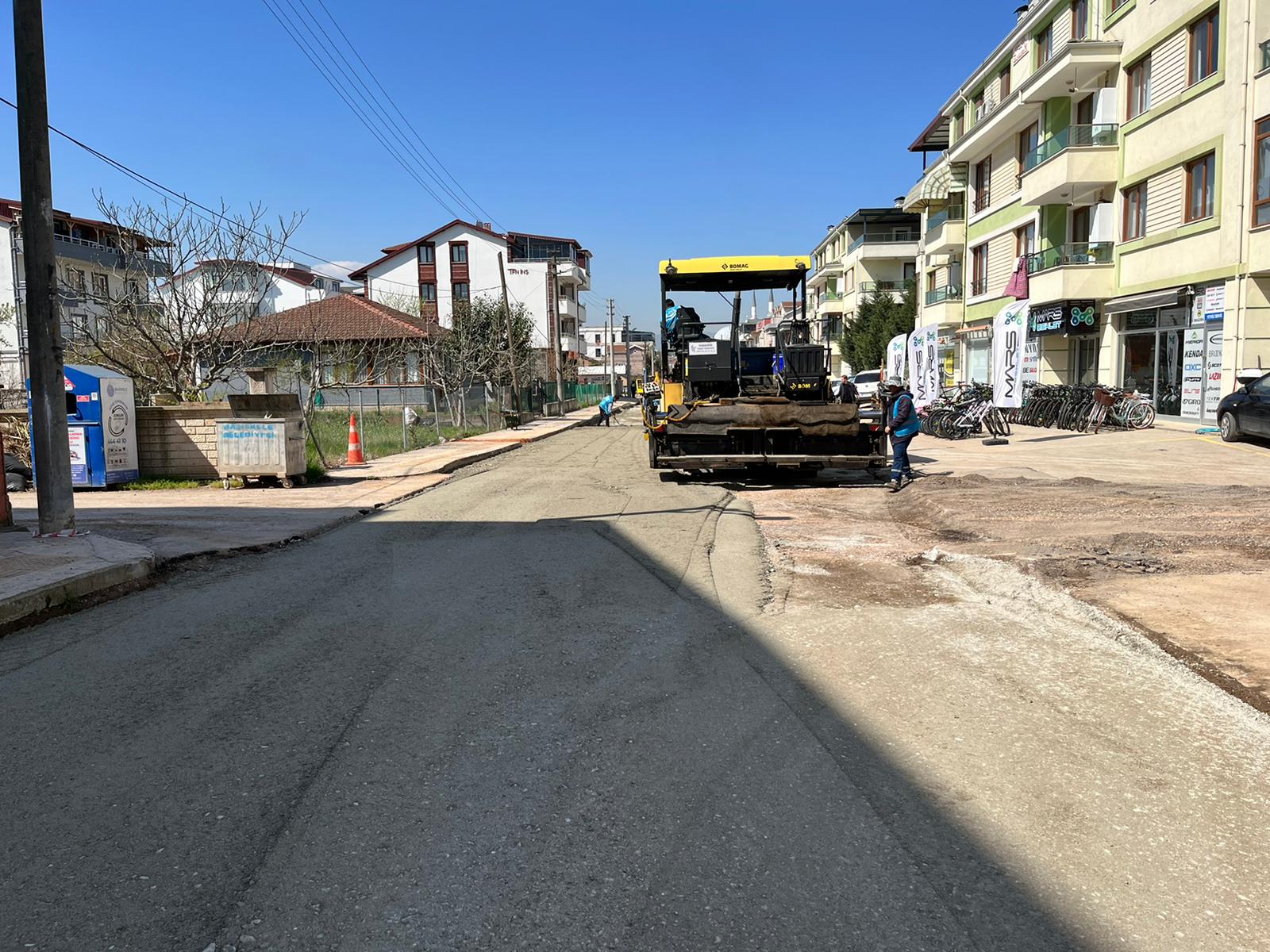 BAŞİSKELE BARBAROS MAHALLESİNDE ÜSTYAPI ÇALIŞMALARI YAPILIYOR
