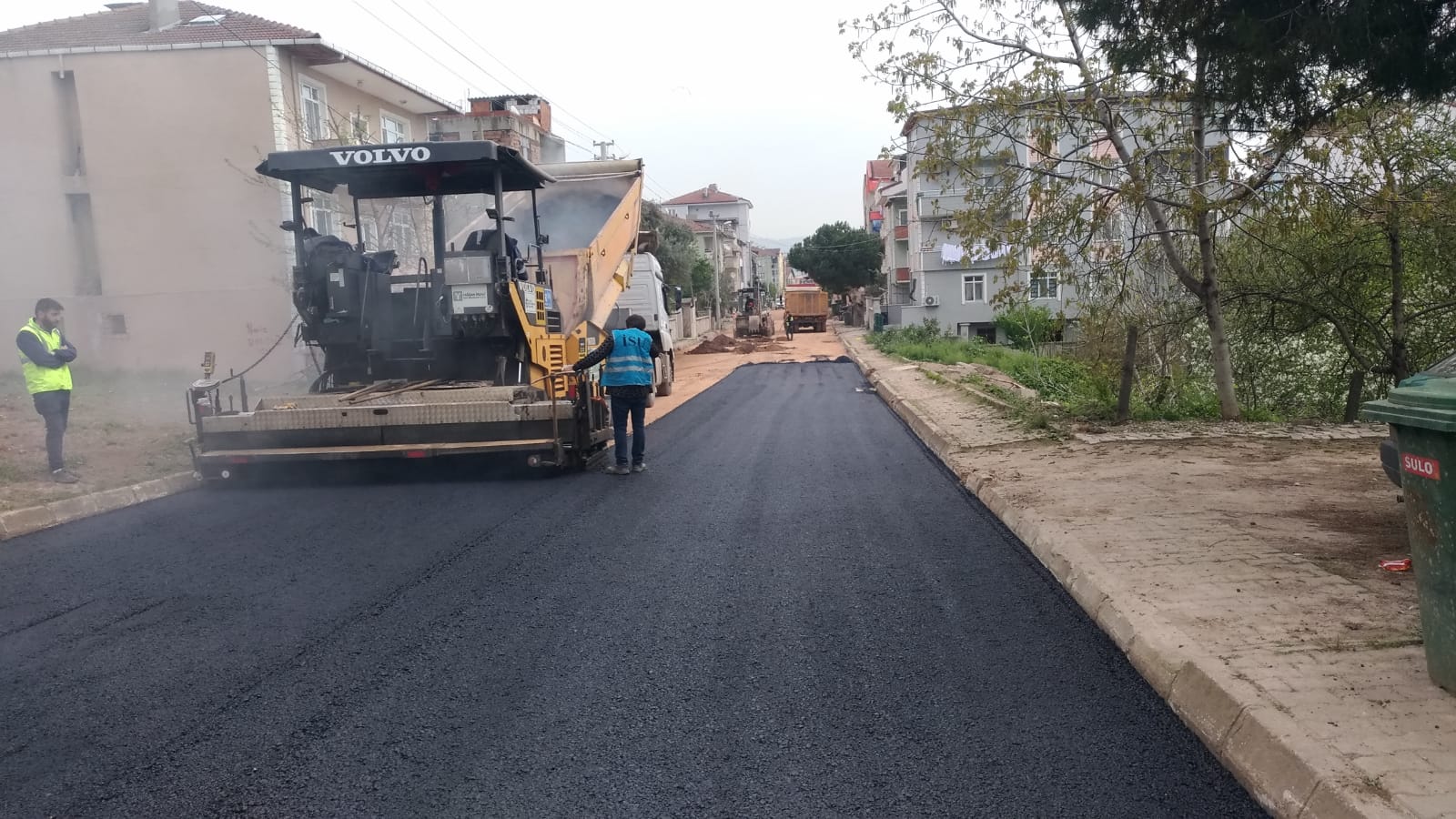 KÖRFEZ BARBAROS MAHALLESİNDE YOĞUN ÜSTYAPI ÇALIŞMALARI