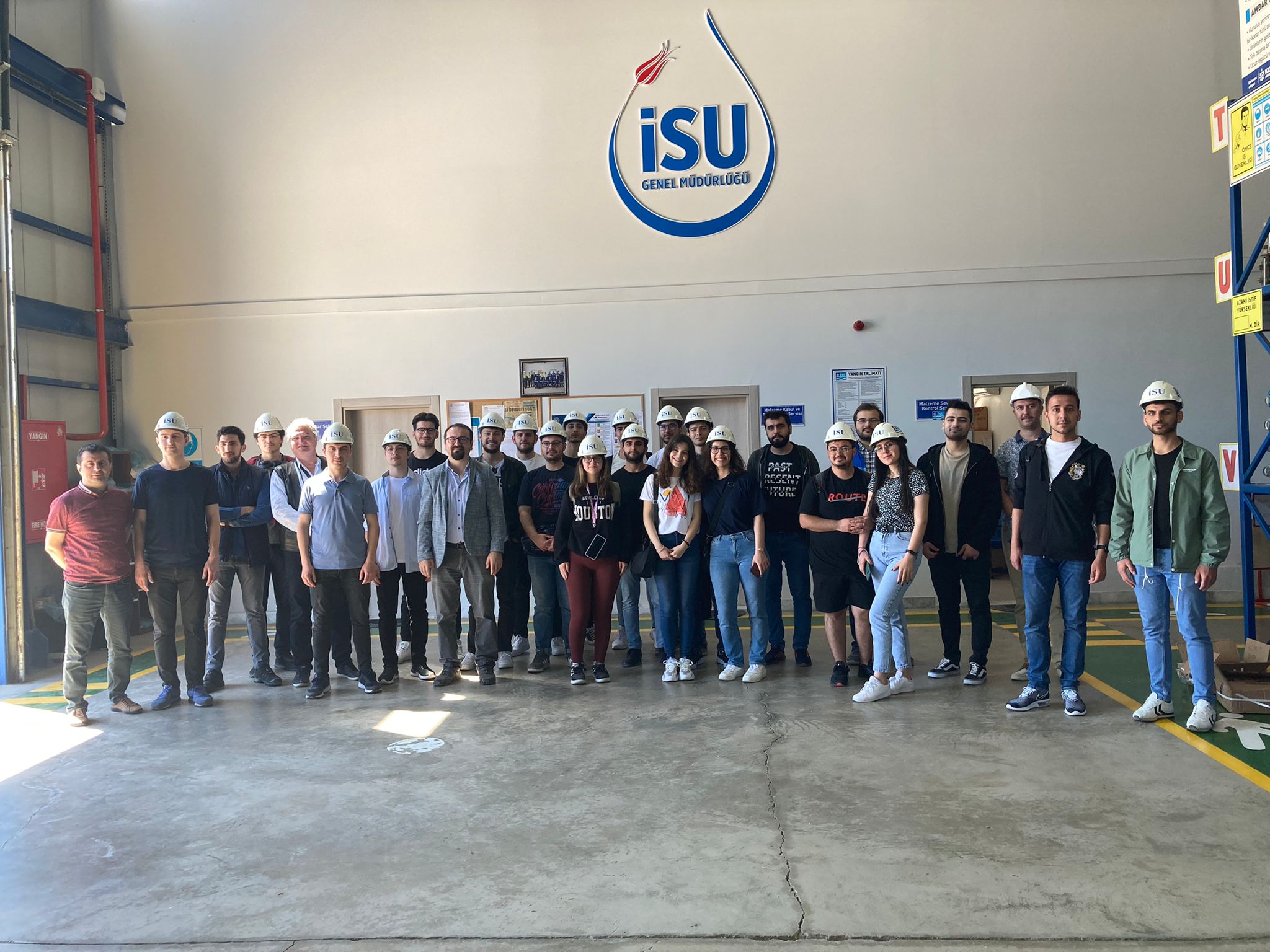KOÜ ELEKTRİK MÜHENDİSLİĞİ ÖĞRENCİLERİ İSU TESİSLERİNİ GEZDİ