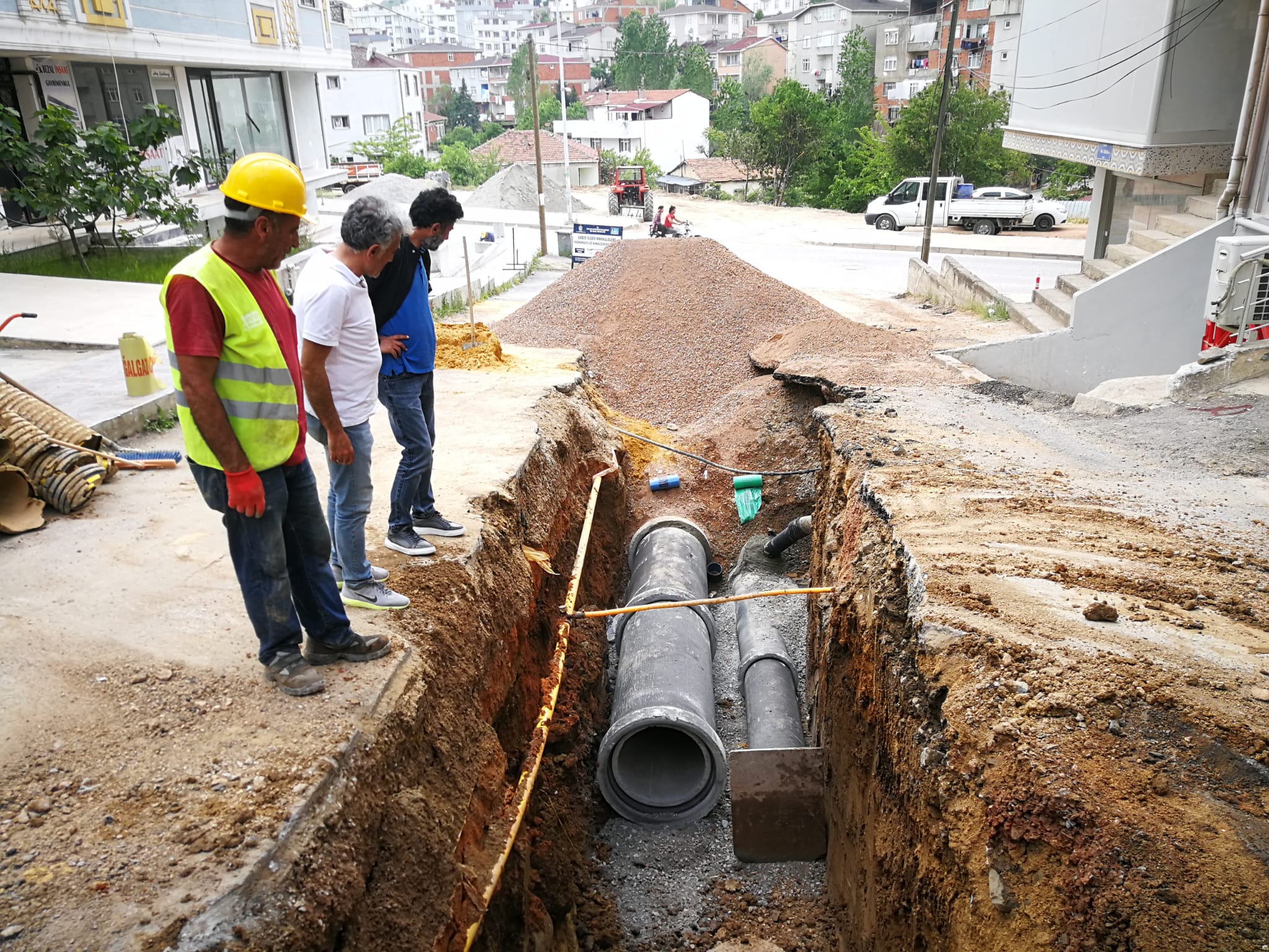 GEBZE YAVUZ SELİM MAHALLESİNE YENİ YAĞMURSUYU HATTI