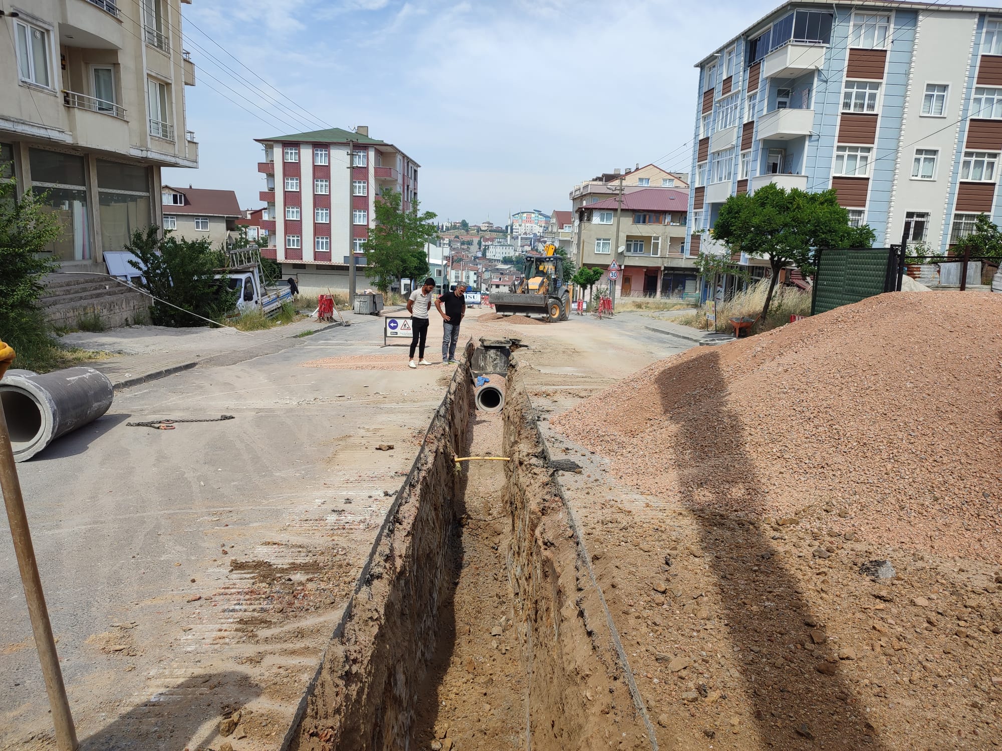 GEBZE YAVUZ SELİM MAHALLESİNE YENİ YAĞMURSUYU HATTI