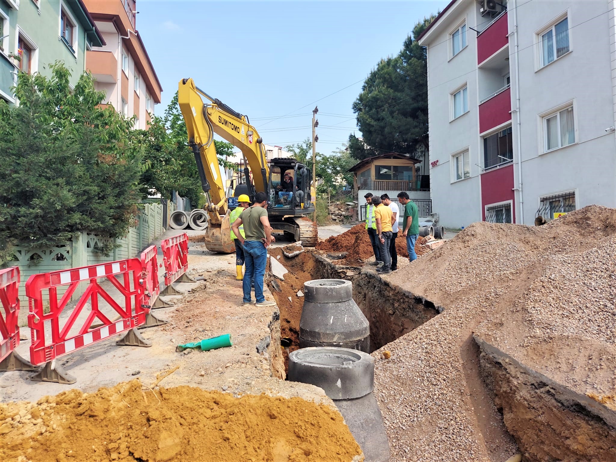 GEBZE YAVUZ SELİM MAHALLESİNE YENİ YAĞMURSUYU HATTI