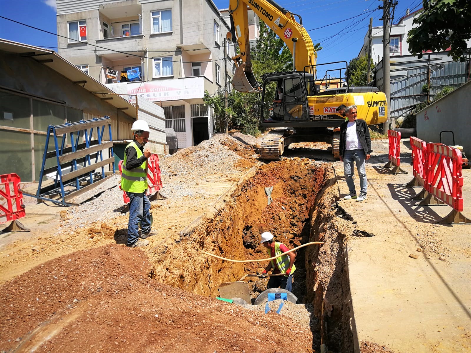 GEBZE YAVUZ SELİM MAHALLESİNE YENİ YAĞMURSUYU HATTI