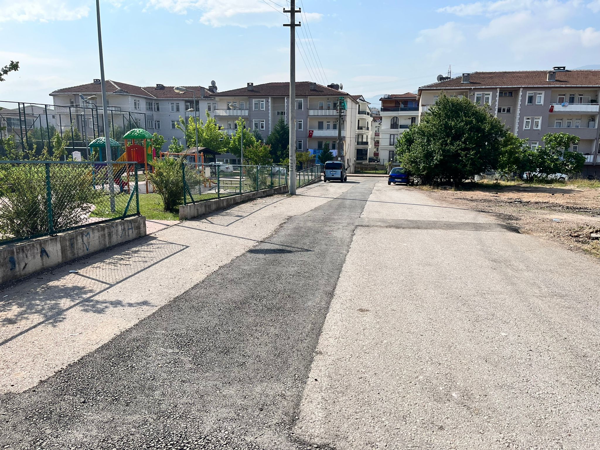 BAŞİSKELE BARBAROS MAHALLESİ’NDE ÜSTYAPI ÇALIŞMALARI SÜRÜYOR