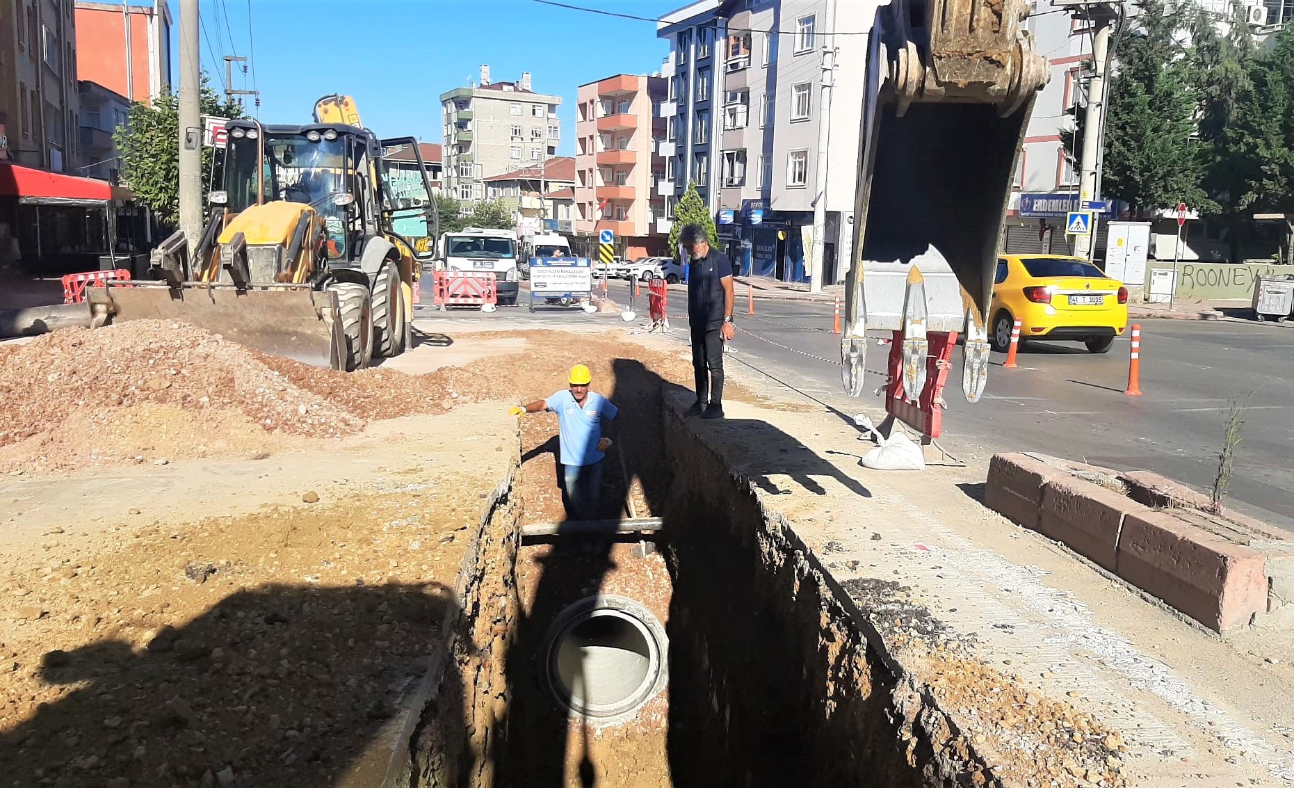 GEBZE OSMAN YILMAZ MAHALLESİNE YENİ YAĞMURSUYU HATTI