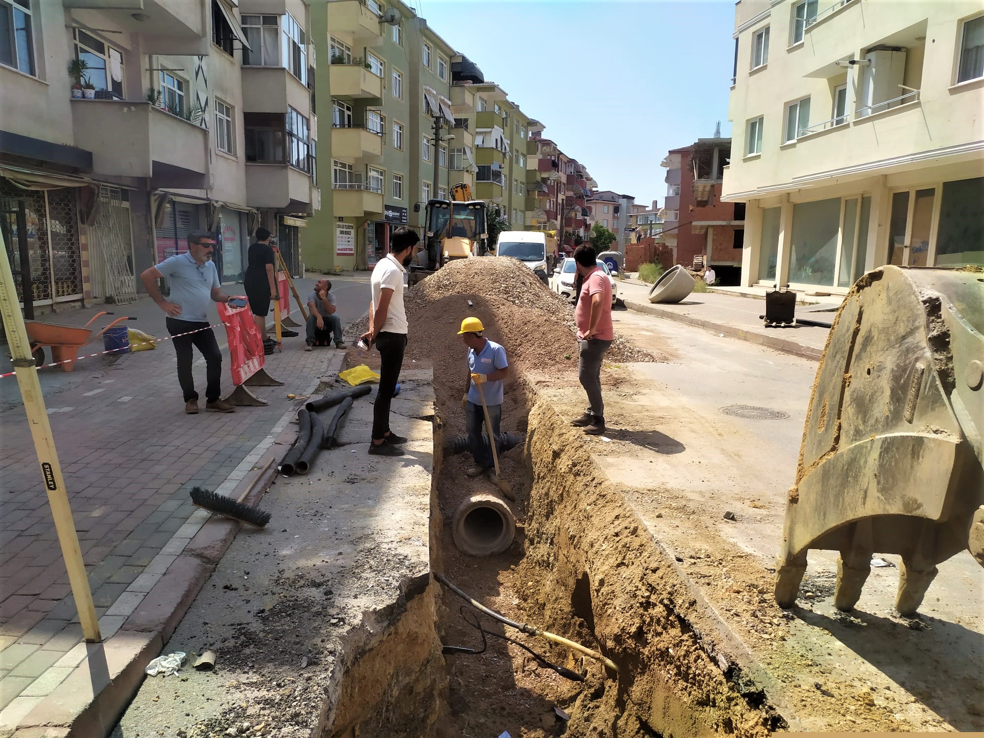 GEBZE OSMAN YILMAZ MAHALLESİNE YENİ YAĞMURSUYU HATTI