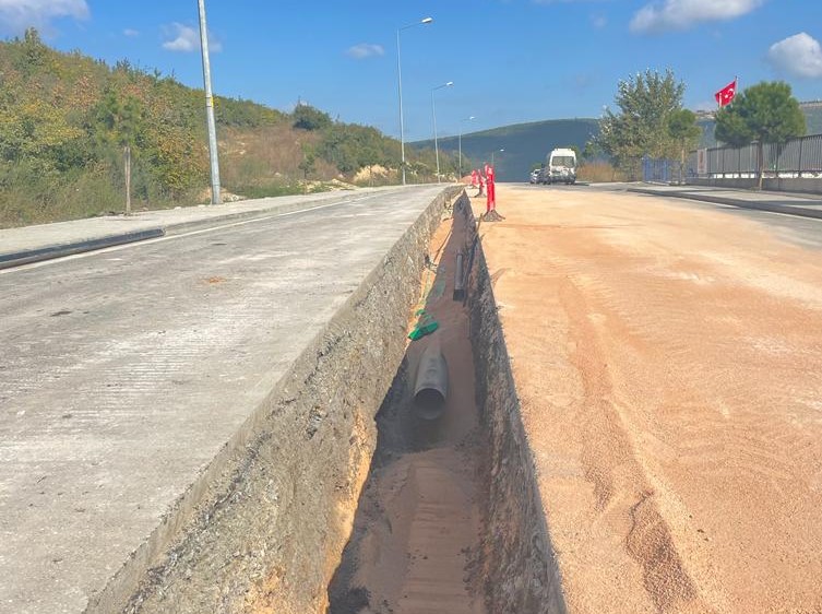 GEBZE MUALLİMKÖY’DE ATIKSU TERFİ HATTI YAPILIYOR