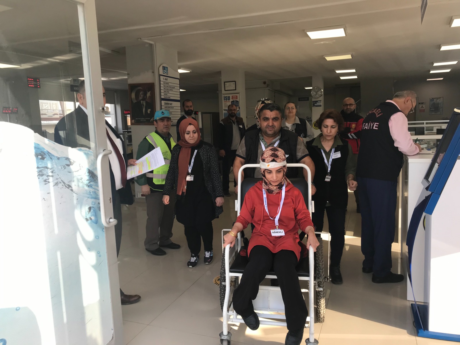 İSU’DAN 12 İLÇE ŞUBE MÜDÜRLÜĞÜ’NDE DEPREM TATBİKATI