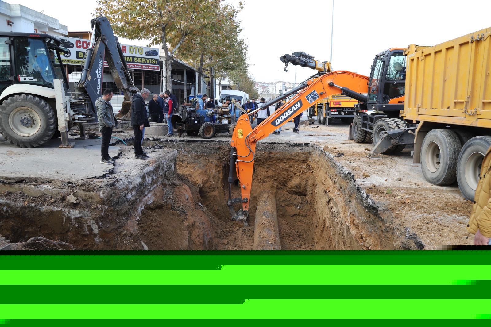 DARICA’DA DÖRT KOLDAN İÇME SUYU BAĞLANTI ÇALIŞMASI