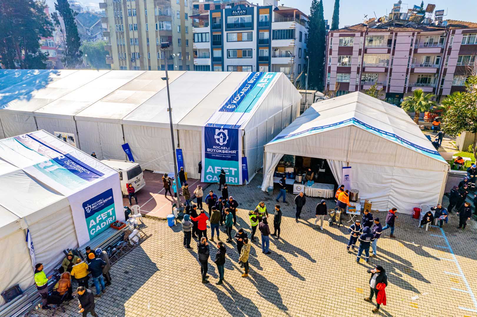 KOCAELİ DEPREM BÖLGESİNDE UMUT OLDU