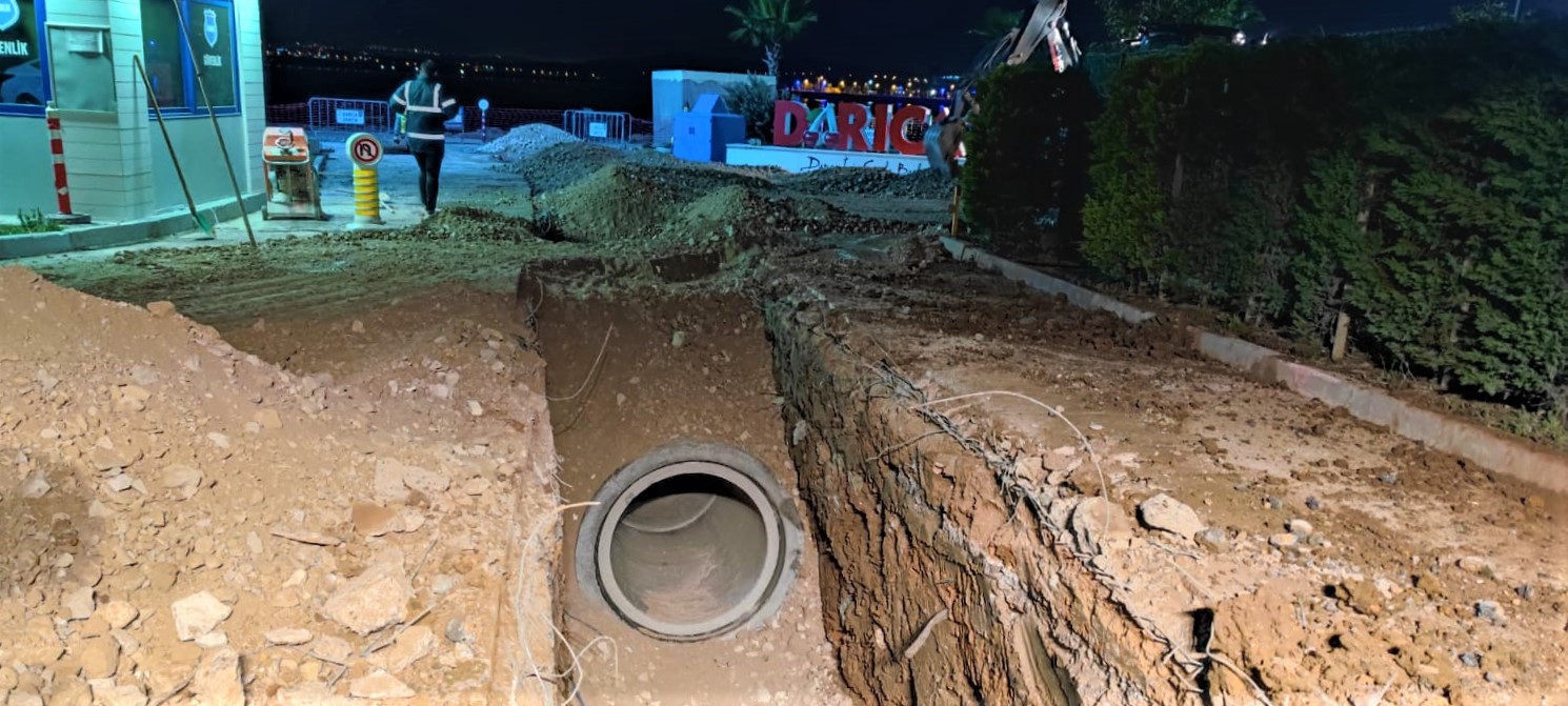 DARICA BALYANOZ KOYUNA YENİ YAĞMUR SUYU HATTI