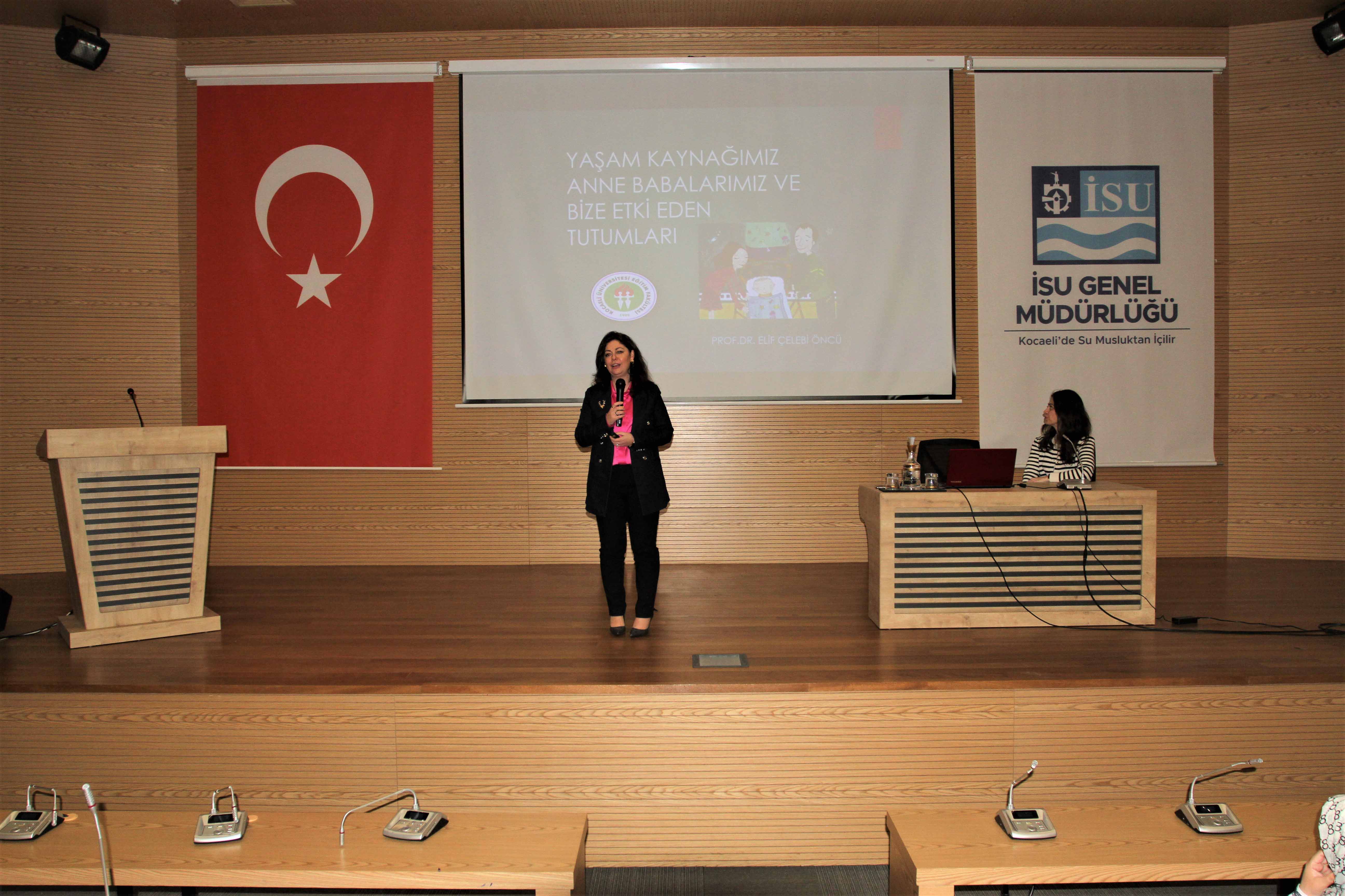 İSU PERSONELİNE “AİLE TUTUMLARI” SEMİNERİ VERİLDİ