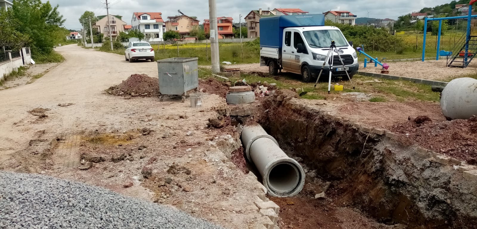 KANDIRA KEFKEN’E YENİ YAĞMUR SUYU HATTI