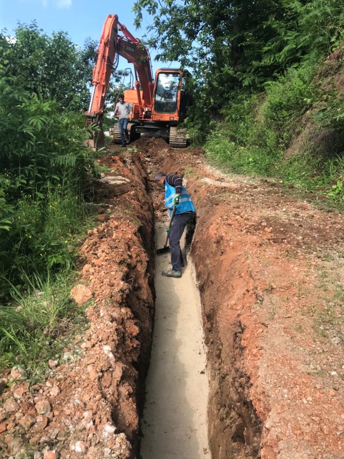 BAŞİSKELE İLÇESİ TEPECİK MAHALLESİ’NDE ALTYAPI ÇALIŞMALARI BAŞLADI