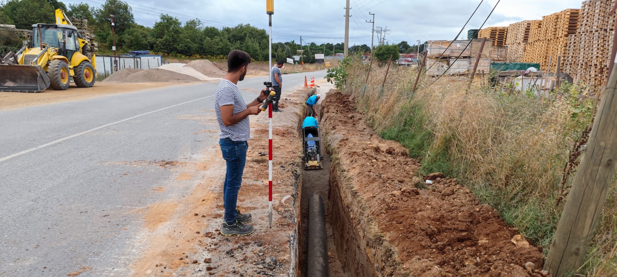 GEBZE’DE BAŞLATILAN ALTYAPI ÇALIŞMALARI  GECE GÜNDÜZ DEMEDEN DEVAM EDİYOR