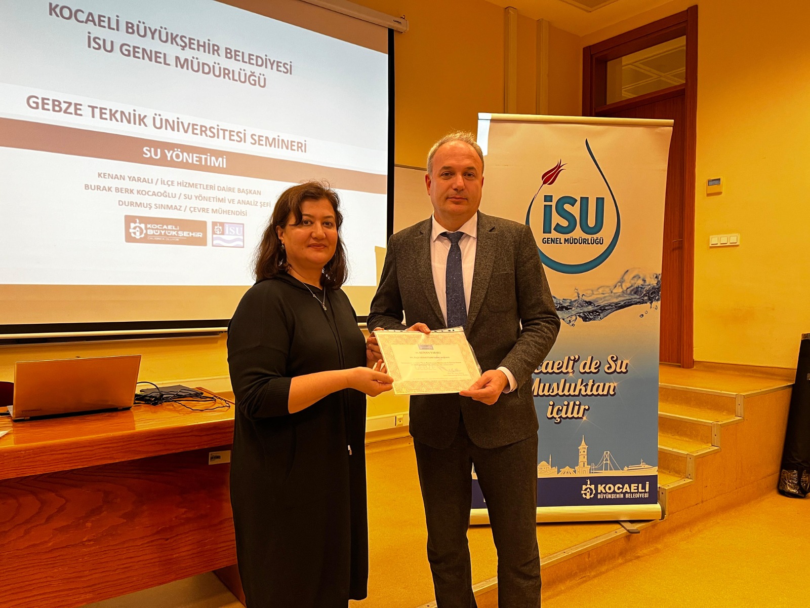 GTÜ MÜHENDİSLİK ÖĞRENCİLERİNE İSU’DAN SEMİNER