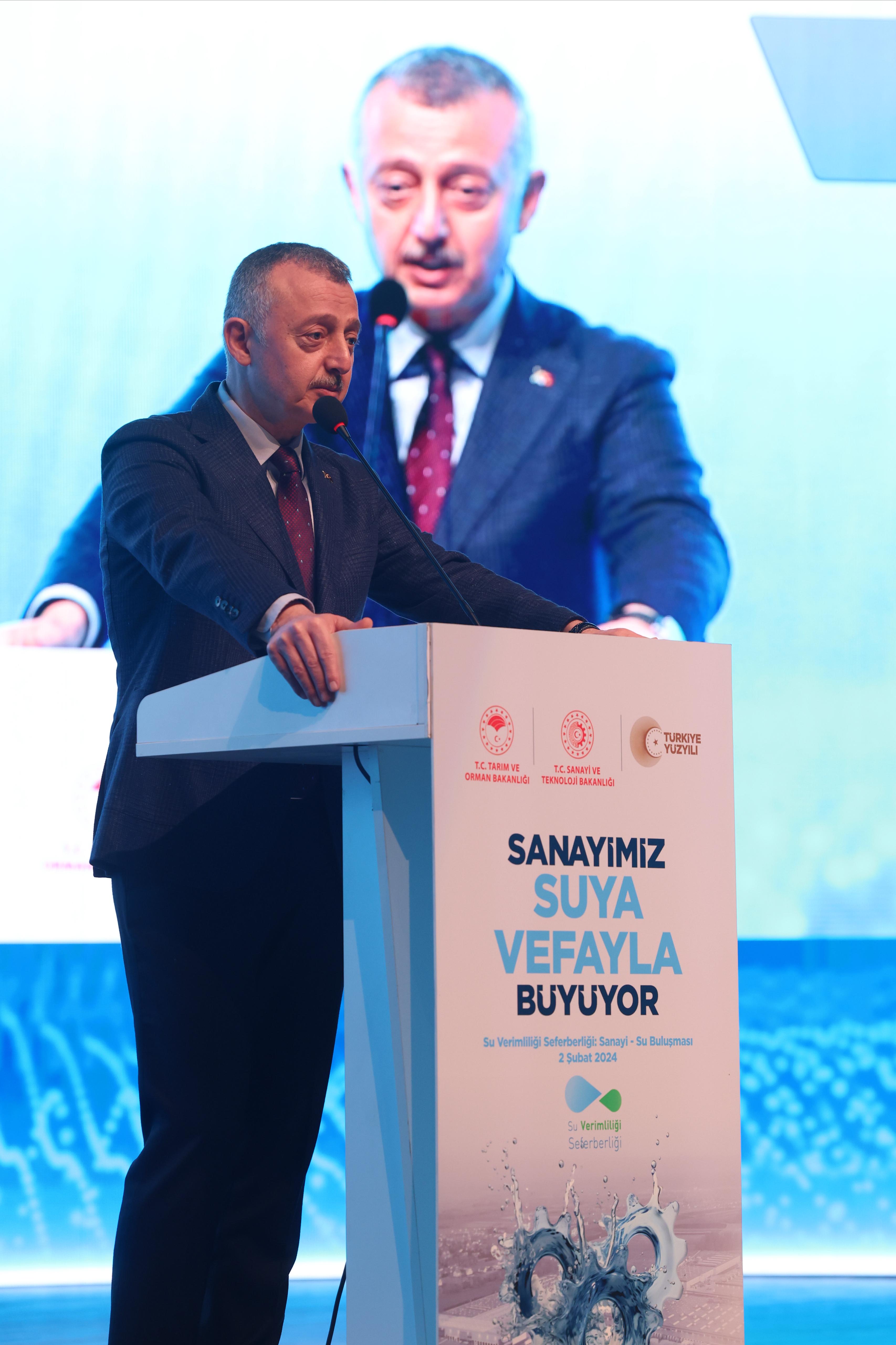 BAŞKAN BÜYÜKAKIN:“SANAYİDE YILLIK 15 MİLYON METREKÜP SU, GERİ KAZANIM SUYU OLARAK KULLAN