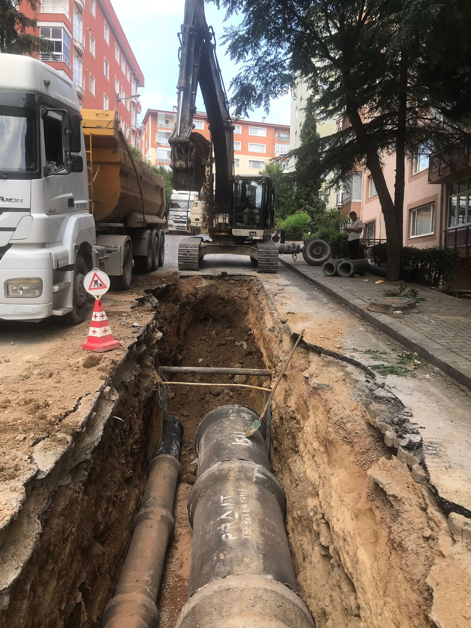  İSU, GEBZE’DE 2023 YILINDA 103 MİLYON LİRALIK YATIRIM İLE 54 BİN 778 METRE YENİ ALTYAPI İMALATI GERÇEKLEŞTİRDİ