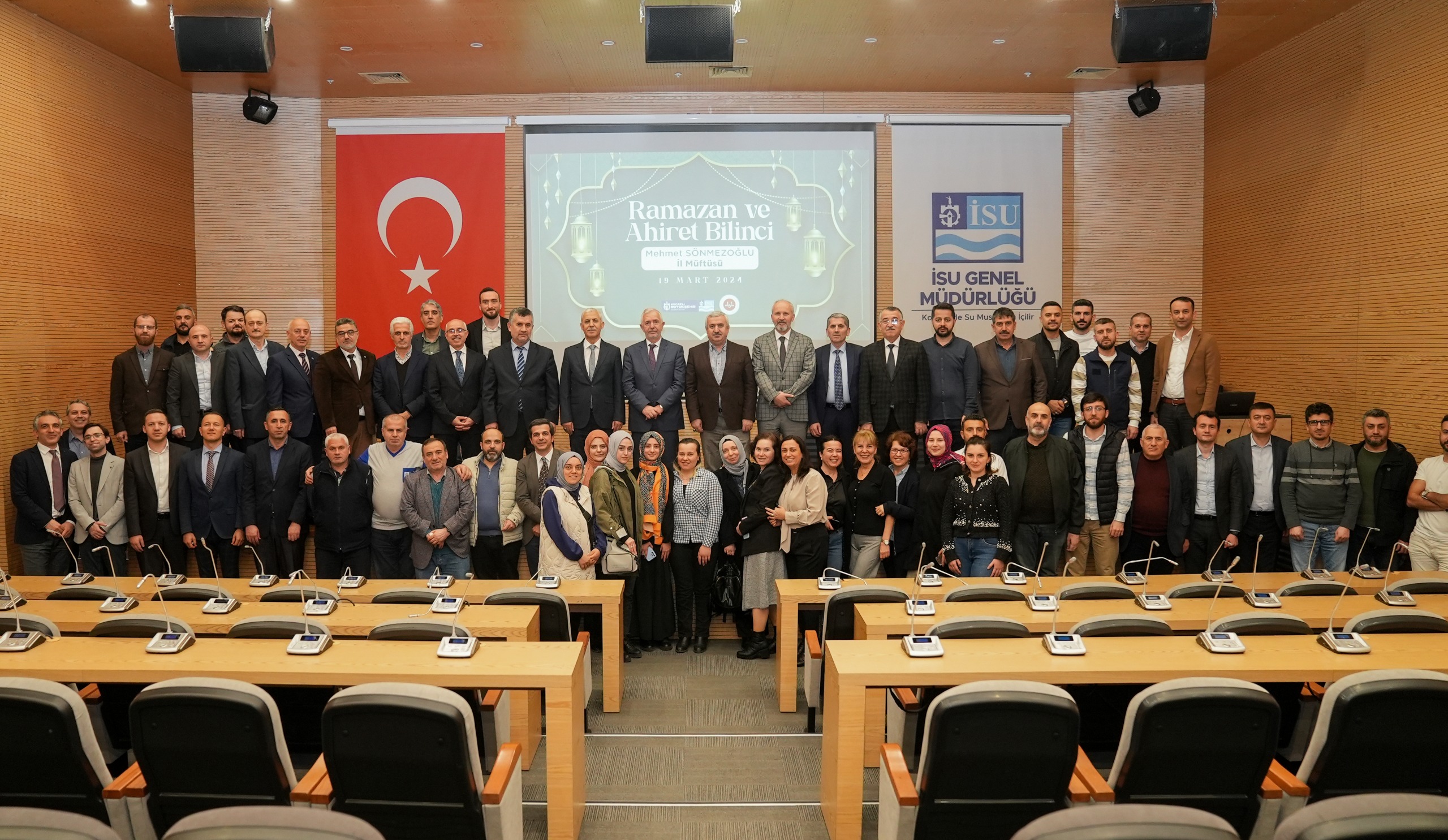 KOCAELİ İL MÜFTÜSÜ MEHMET SÖNMEZOĞLU, İSU PERSONELİYLE BİR ARAYA GELDİ