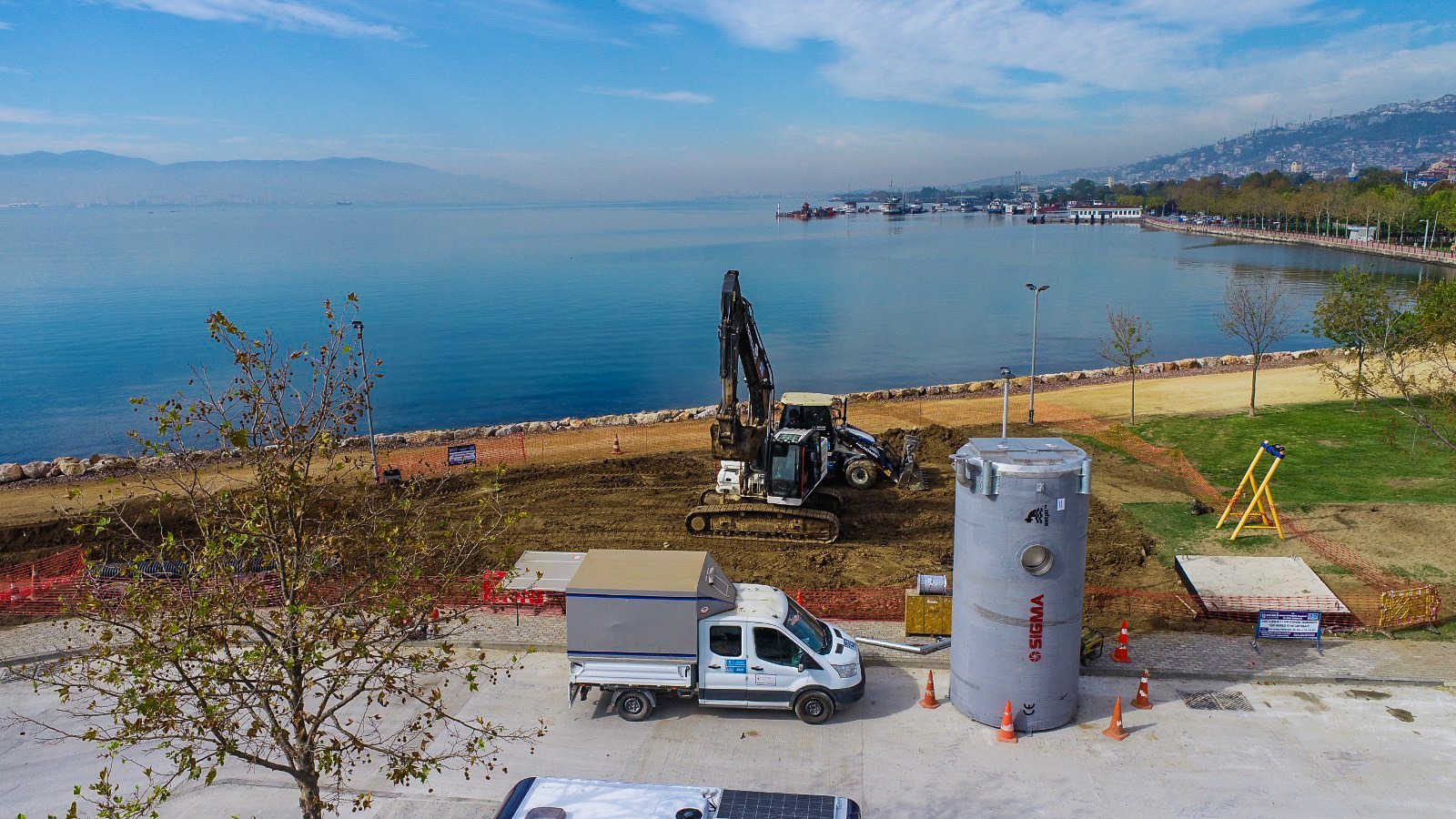 İSU’DAN SAHİL OTOPARKINA KALICI VE ETKİLİ ÇÖZÜM