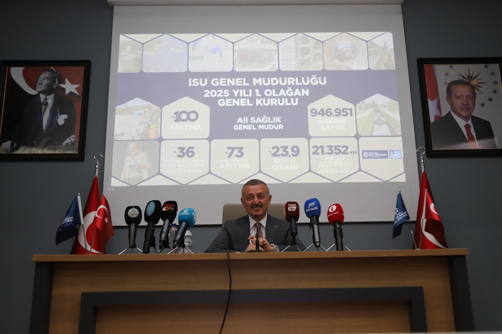İSU 2025 YILI 1. OLAĞAN GENEL KURULU YAPILDI GENEL MÜDÜR ALİ SAĞLIK: “SU KAYNAKLARIMIZI İŞ BİRLİĞİ İLE KORUYABİLİRİZ”
