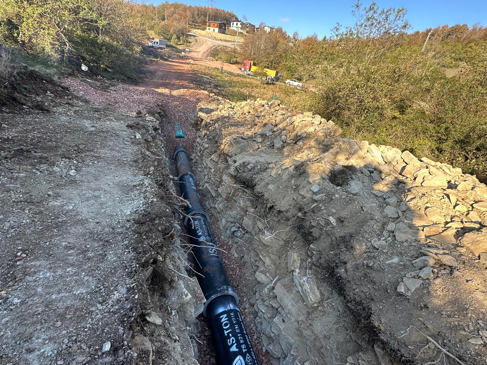 İLİMTEPE’NİN GELECEĞİ İÇİN 9 BİN 134 METRE YENİ KANALİZASYON HATTI