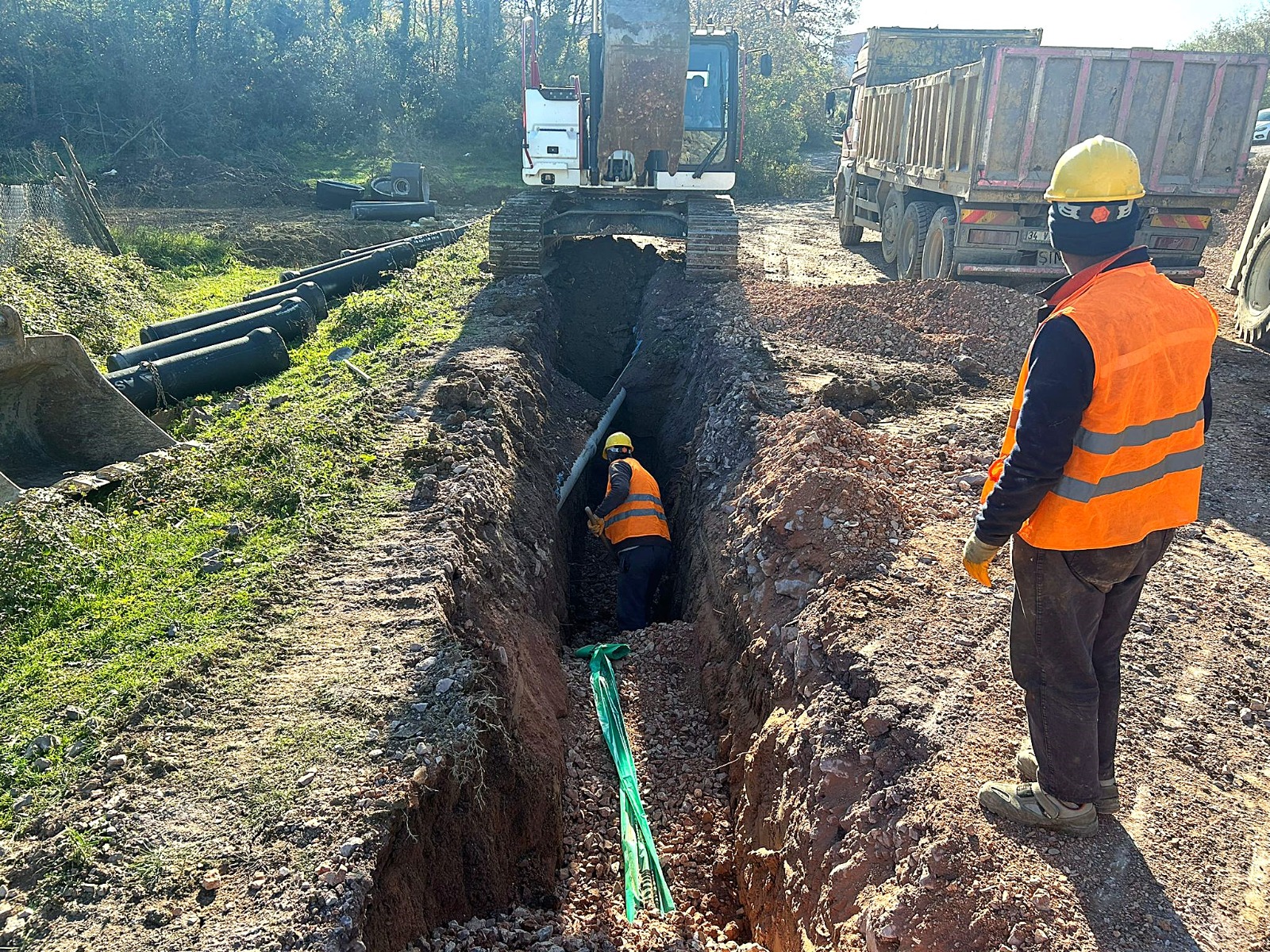 İLİMTEPE’NİN GELECEĞİ İÇİN 9 BİN 134 METRE YENİ KANALİZASYON HATTI