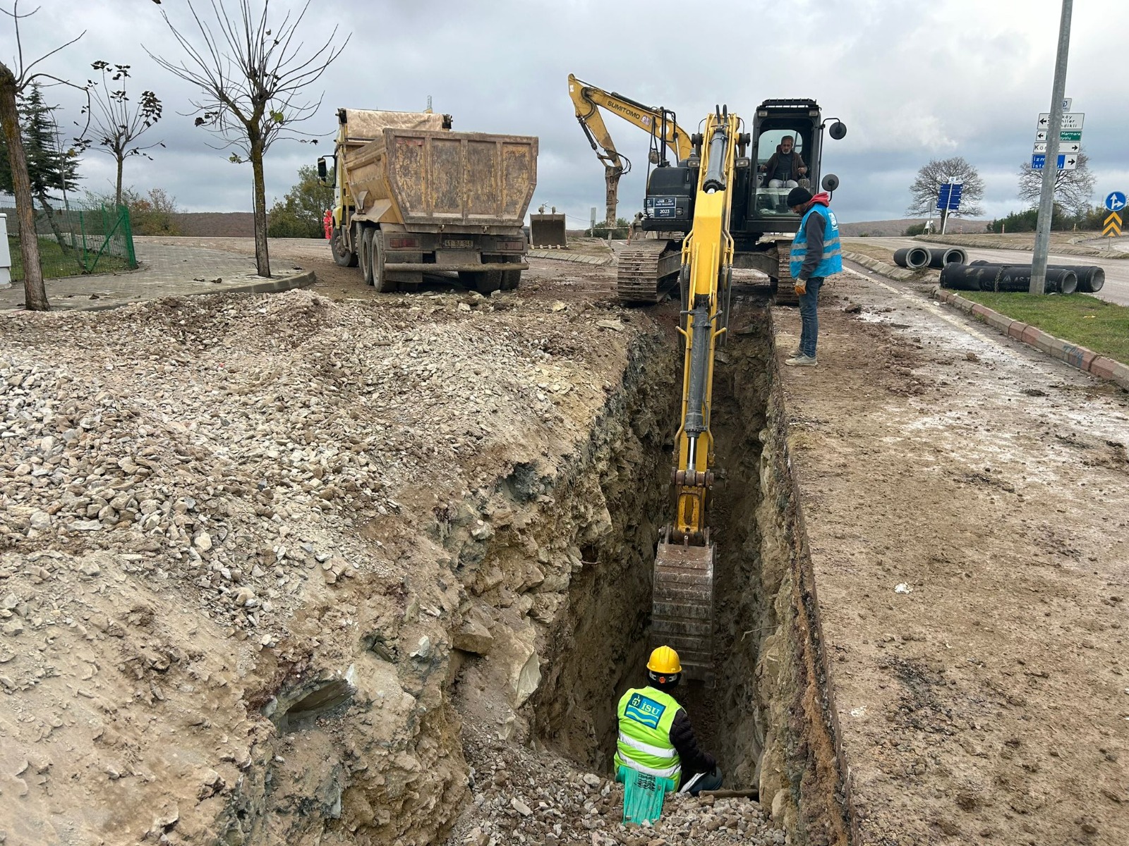 İLİMTEPE’NİN GELECEĞİ İÇİN 9 BİN 134 METRE YENİ KANALİZASYON HATTI