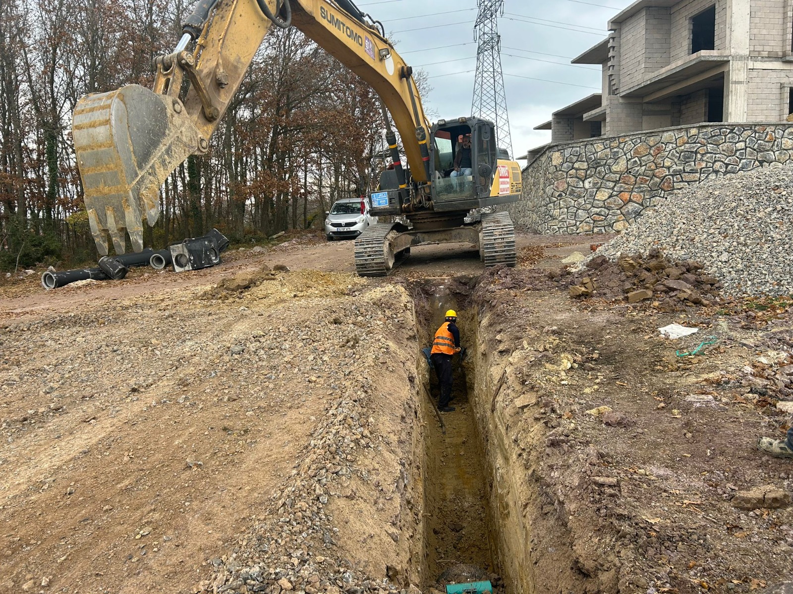İLİMTEPE’NİN GELECEĞİ İÇİN 9 BİN 134 METRE YENİ KANALİZASYON HATTI