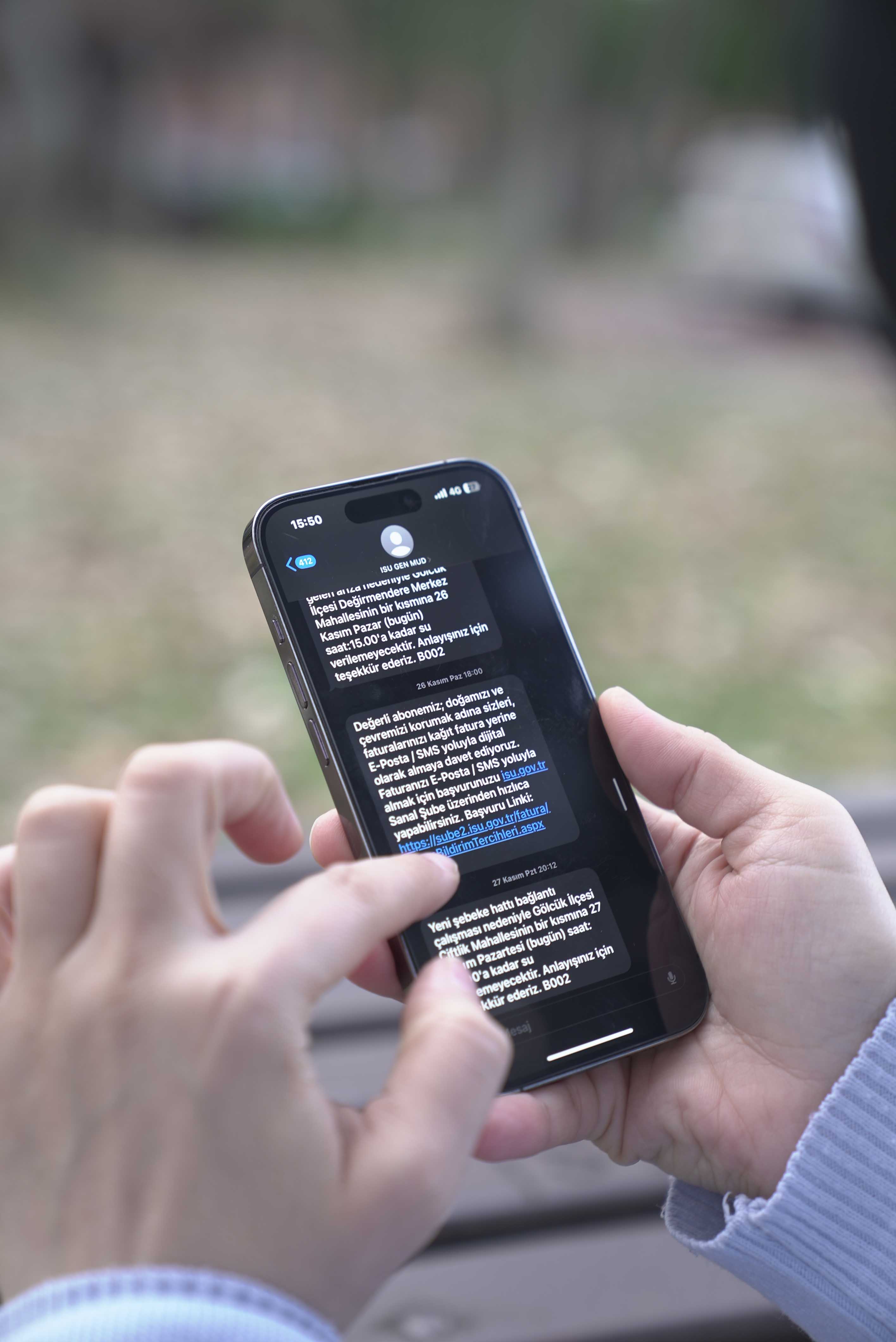 İSU’DAN ABONELERE YENİ KOLAYLIK: ÜCRETSİZ SMS İLE DOĞA DOSTU DİJİTAL FATURAYA GEÇİŞ