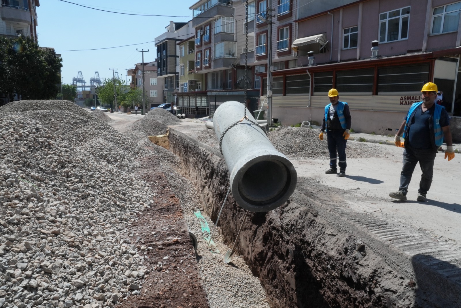 KÖRFEZ MİMAR SİNAN MAHALLESİ’NDE 44 KİLOMETRELİK ALTYAPI YATIRIMI SÜRÜYOR