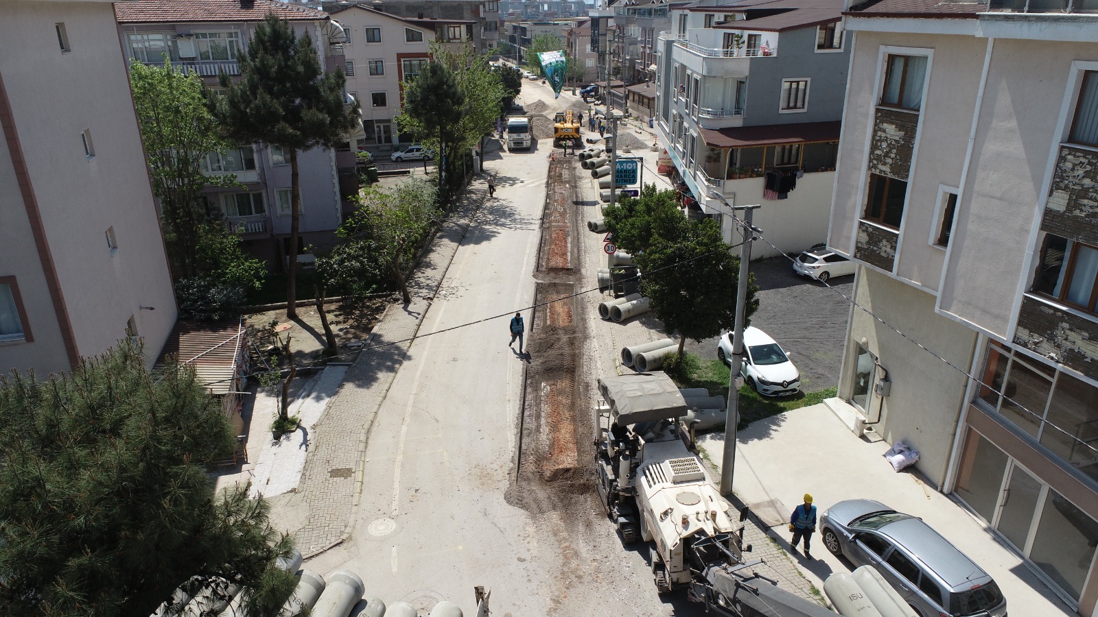 KÖRFEZ MİMAR SİNAN MAHALLESİ’NDE 44 KİLOMETRELİK ALTYAPI YATIRIMI SÜRÜYOR