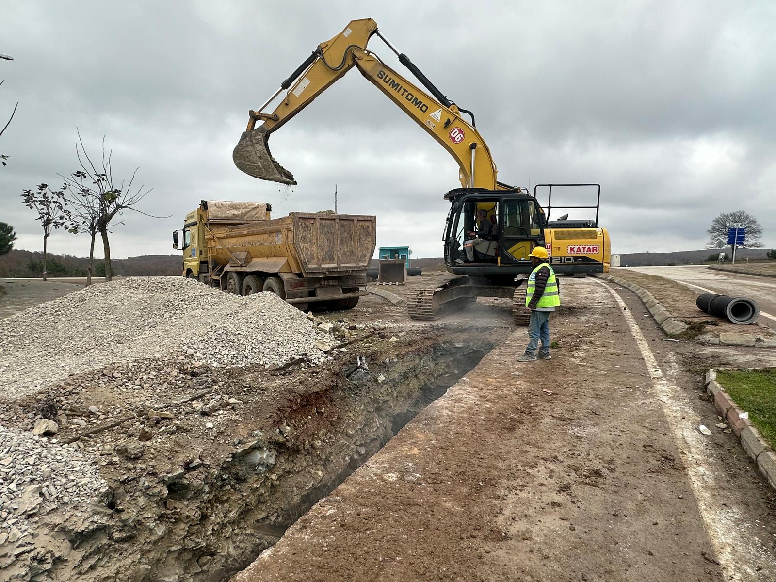 İLİMTEPE’NİN GELECEĞİ İÇİN 9 BİN 134 METRE YENİ KANALİZASYON HATTI