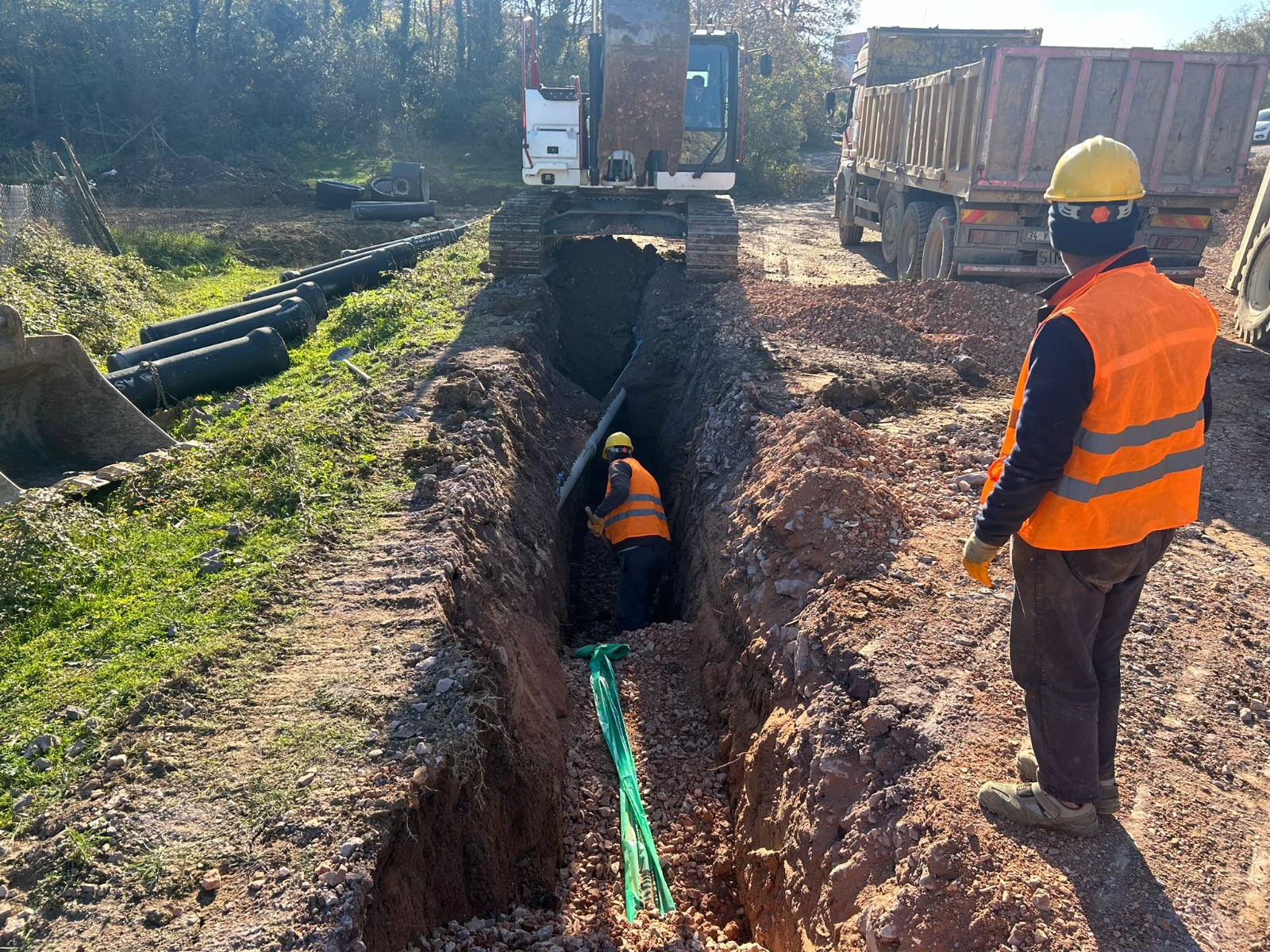 İLİMTEPE’NİN GELECEĞİ İÇİN 9 BİN 134 METRE YENİ KANALİZASYON HATTI
