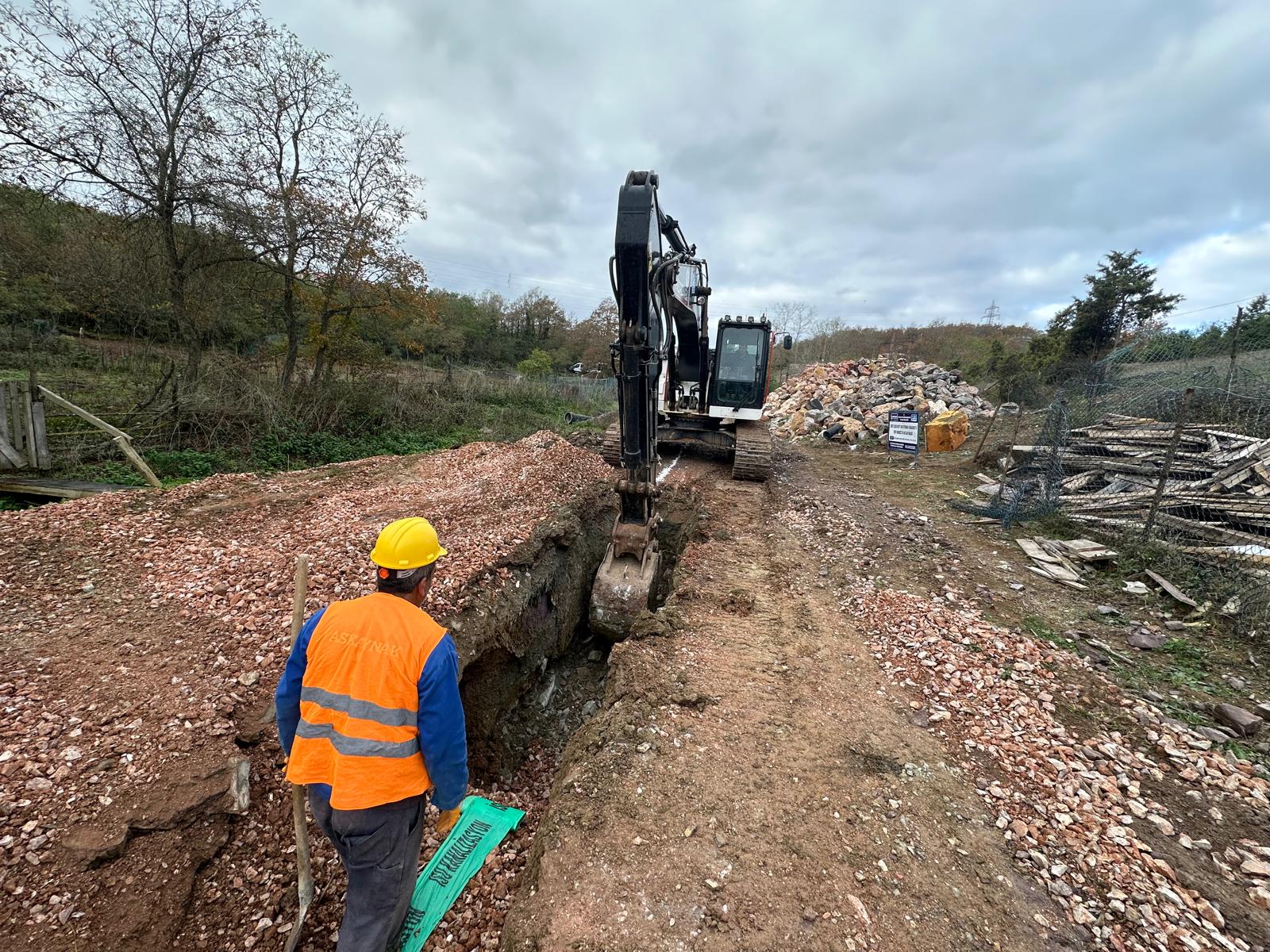İLİMTEPE’NİN GELECEĞİ İÇİN 9 BİN 134 METRE YENİ KANALİZASYON HATTI