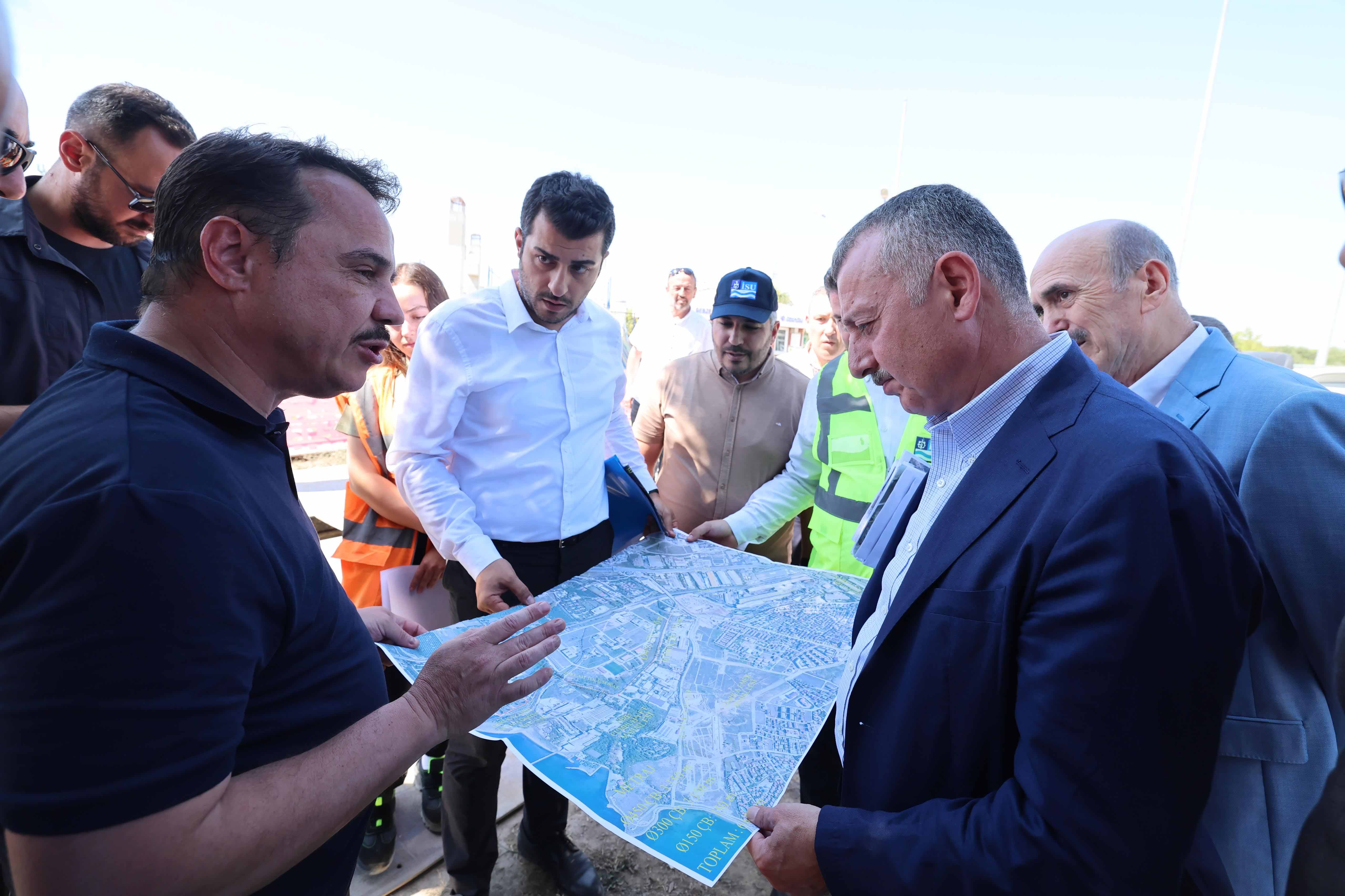 BAŞKAN BÜYÜKAKIN’DAN GEBZE’DEKİ ÇALIŞMALARA YAKIN TAKİP