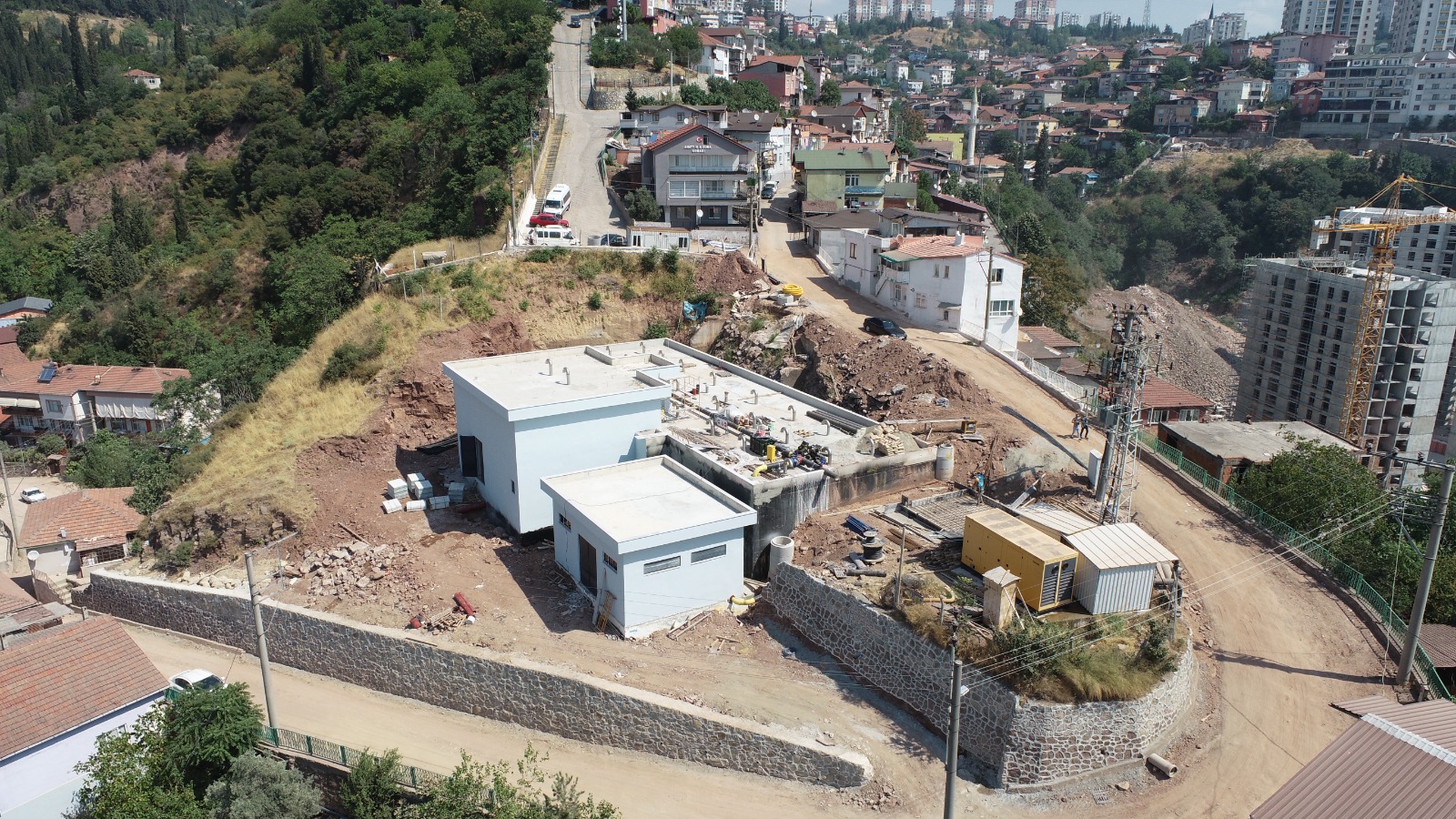 İSU’DAN CEDİT MAHALLESİ’NE 2.000 METREKÜPLÜK MODERN SU DEPOSU